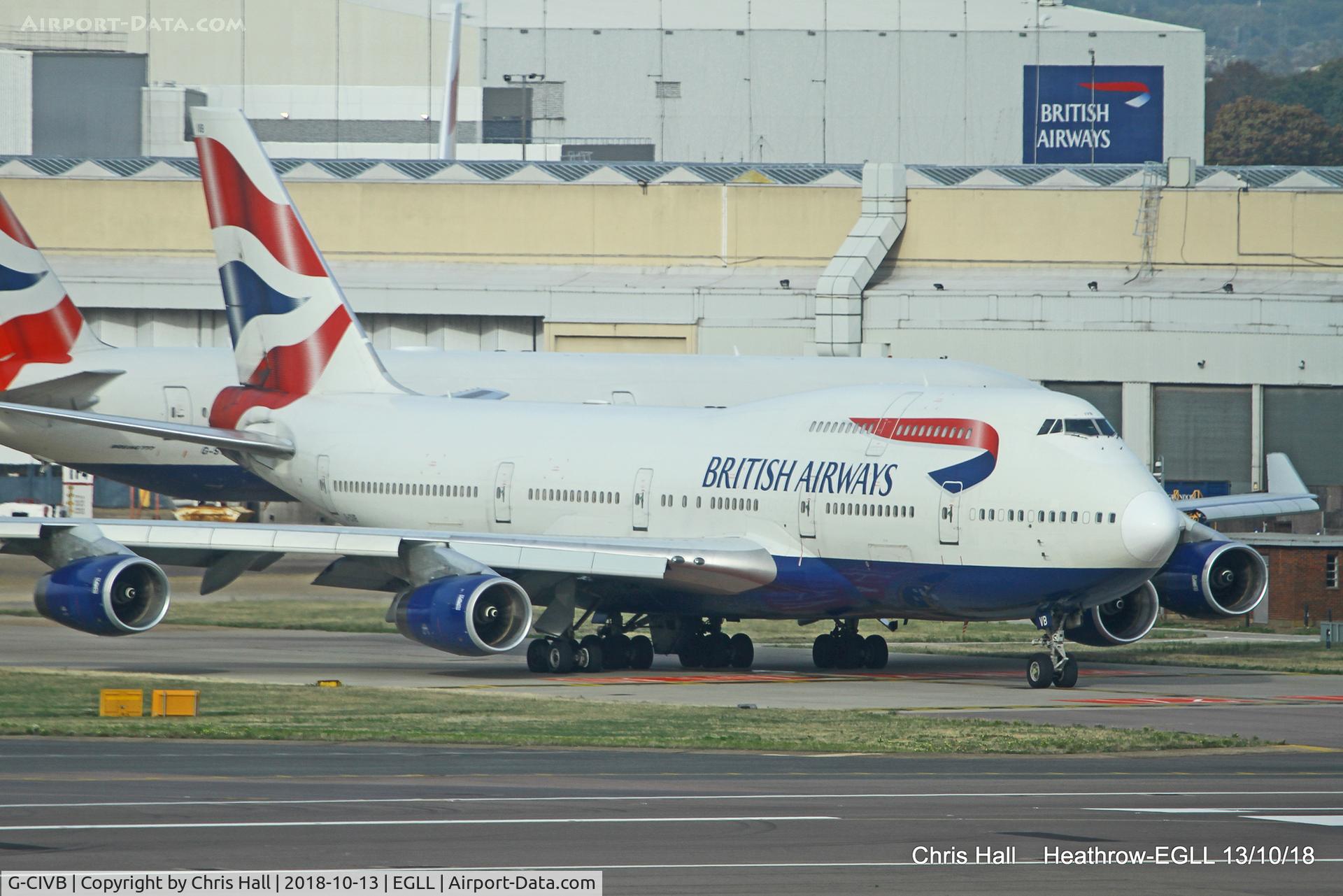 G-CIVB, 1994 Boeing 747-436 C/N 25811, Heathrow