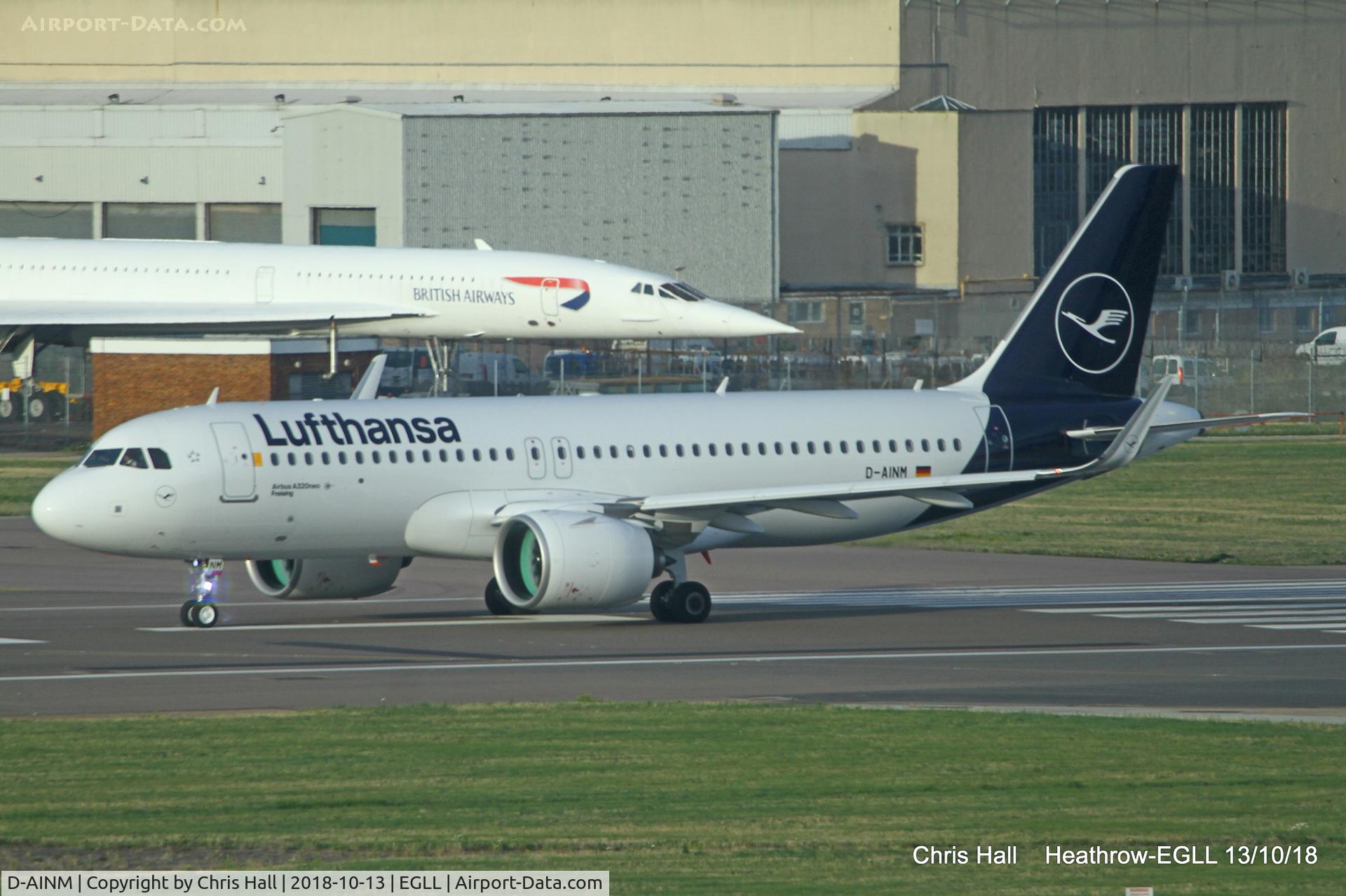 D-AINM, 2018 Airbus A320-271NEO C/N 8456, Heathrow
