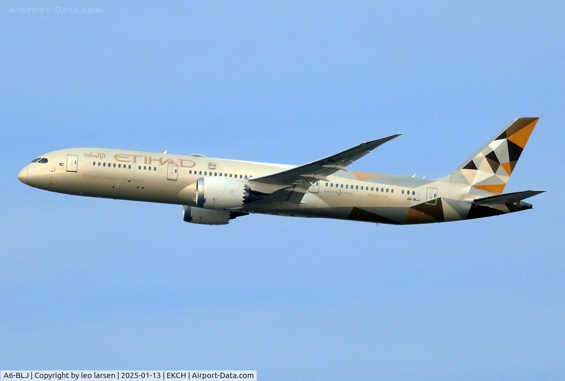 A6-BLJ, 2016 Boeing 787-9 Dreamliner Dreamliner C/N 39657, Copenhagen 13.1.2025