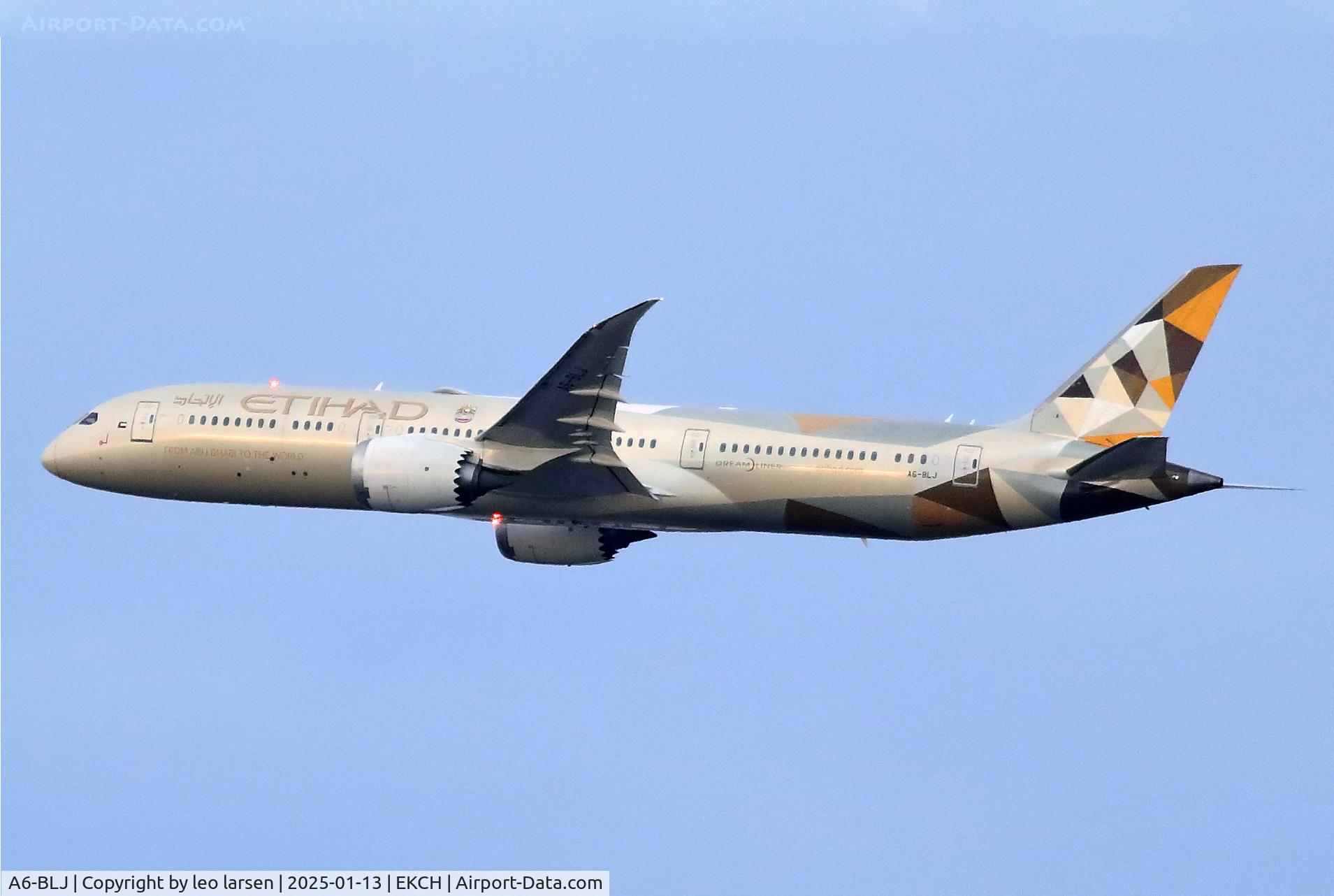 A6-BLJ, 2016 Boeing 787-9 Dreamliner Dreamliner C/N 39657, Copenhagen 13.1.2025