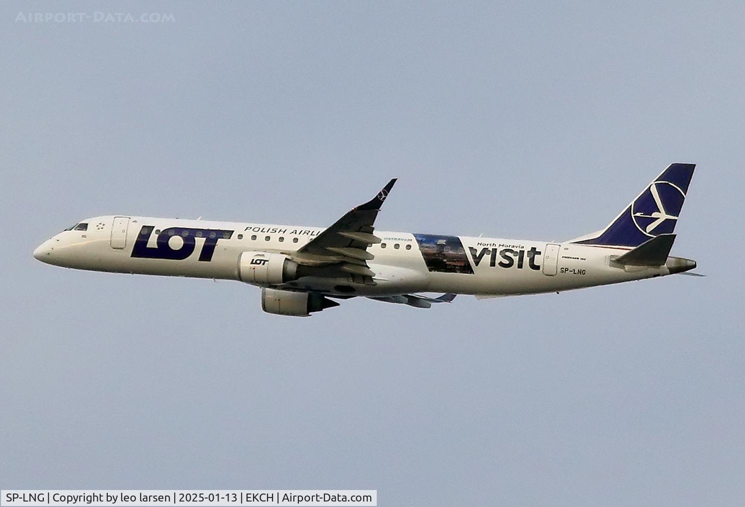 SP-LNG, 2008 Embraer ERJ 195AR C/N 19000237, Copenhagen 13.1.2025