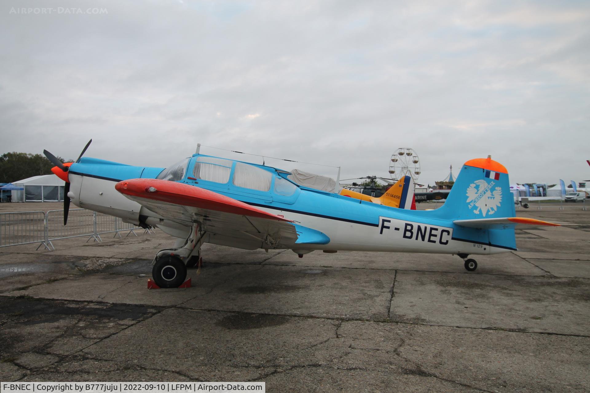 F-BNEC, 1958 Morane-Saulnier MS-733 Alcyon C/N 129, at Air Legend 2022