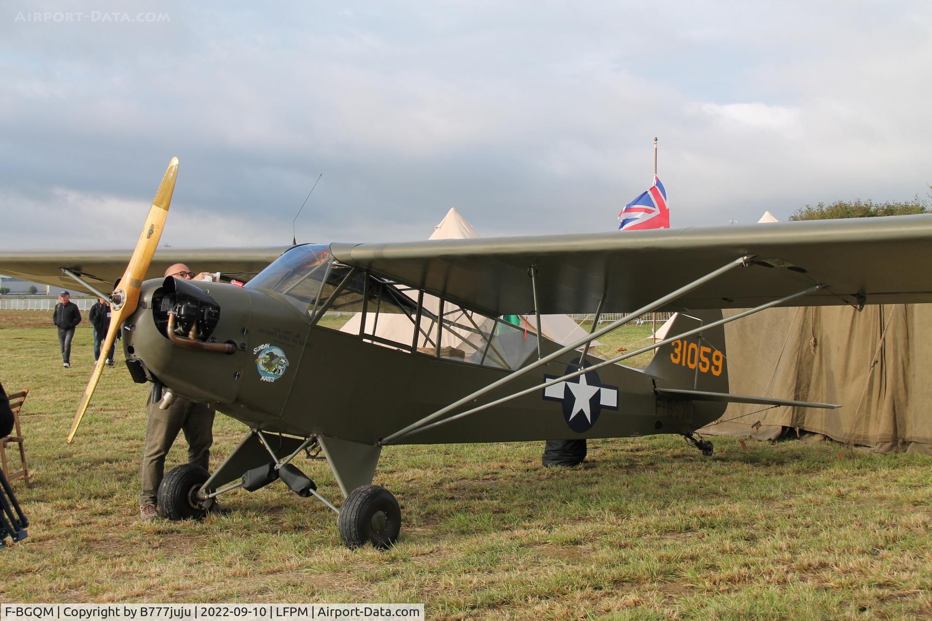 F-BGQM, Piper J3C-65 Cub Cub C/N 1059, at Air Legend 2022