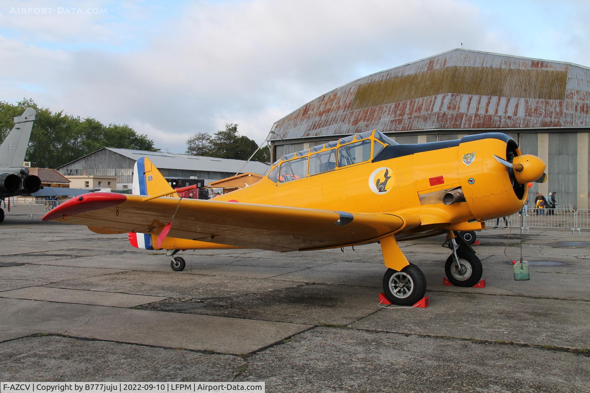 F-AZCV, 1951 North American T-6G Texan C/N 182-143, at Air Legend 2022