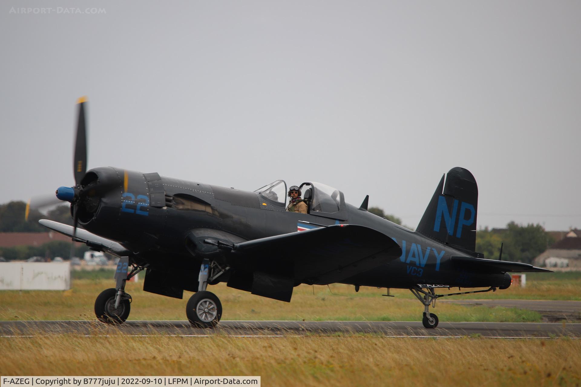 F-AZEG, 1944 Vought F4U-5NL Corsair C/N 124-724, at Air Legend 2022
