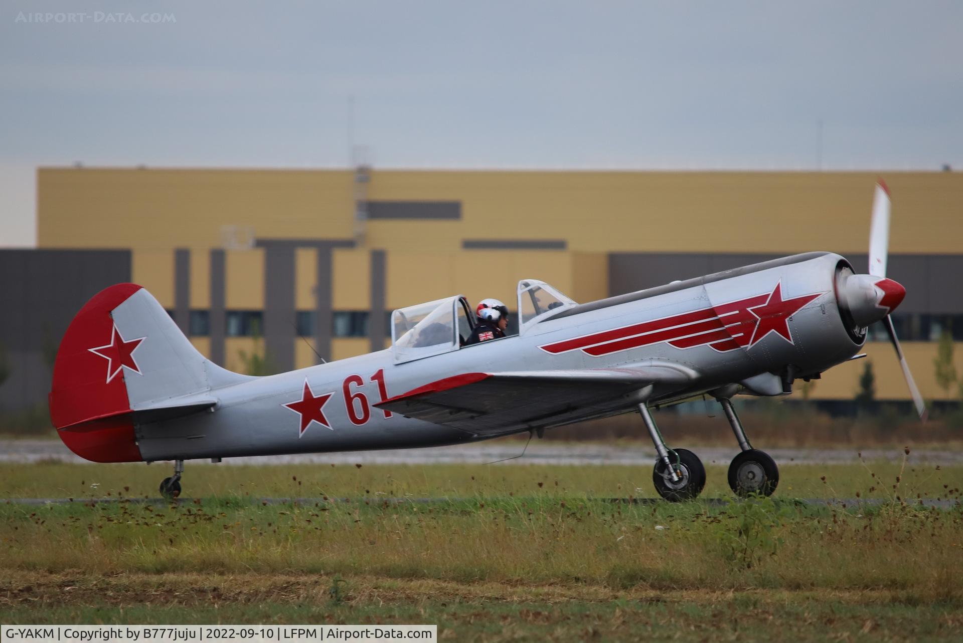 G-YAKM, 1984 Yakovlev Yak-50 C/N 842710, at Air Legend 2022