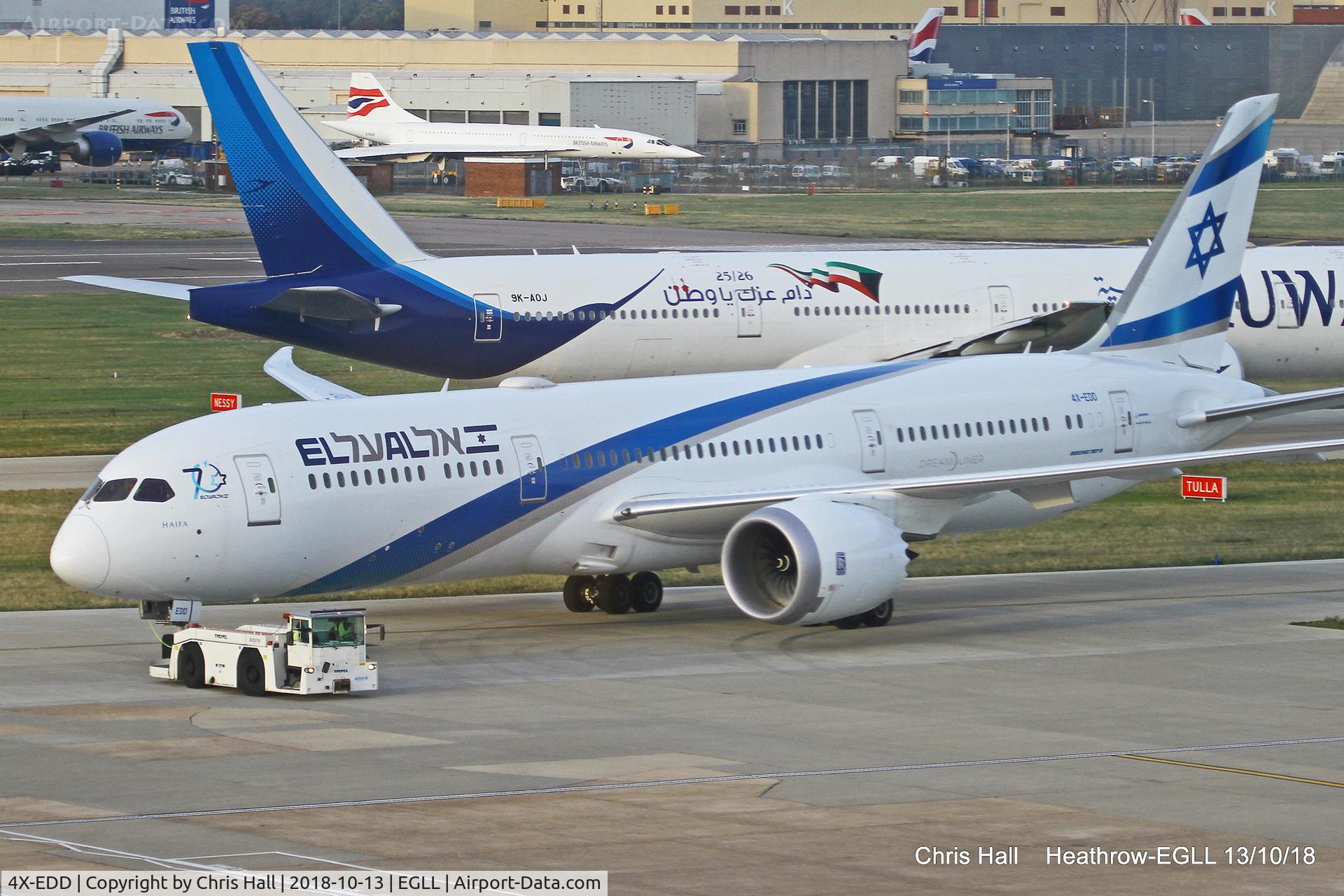 4X-EDD, 2018 Boeing 787-9 Dreamliner C/N 63392, Heathrow