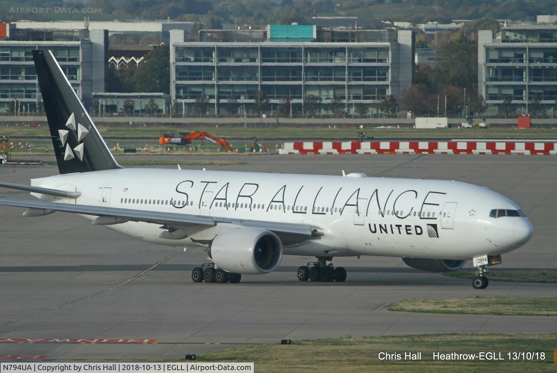 N794UA, 1997 Boeing 777-222 C/N 26953, Heathrow
