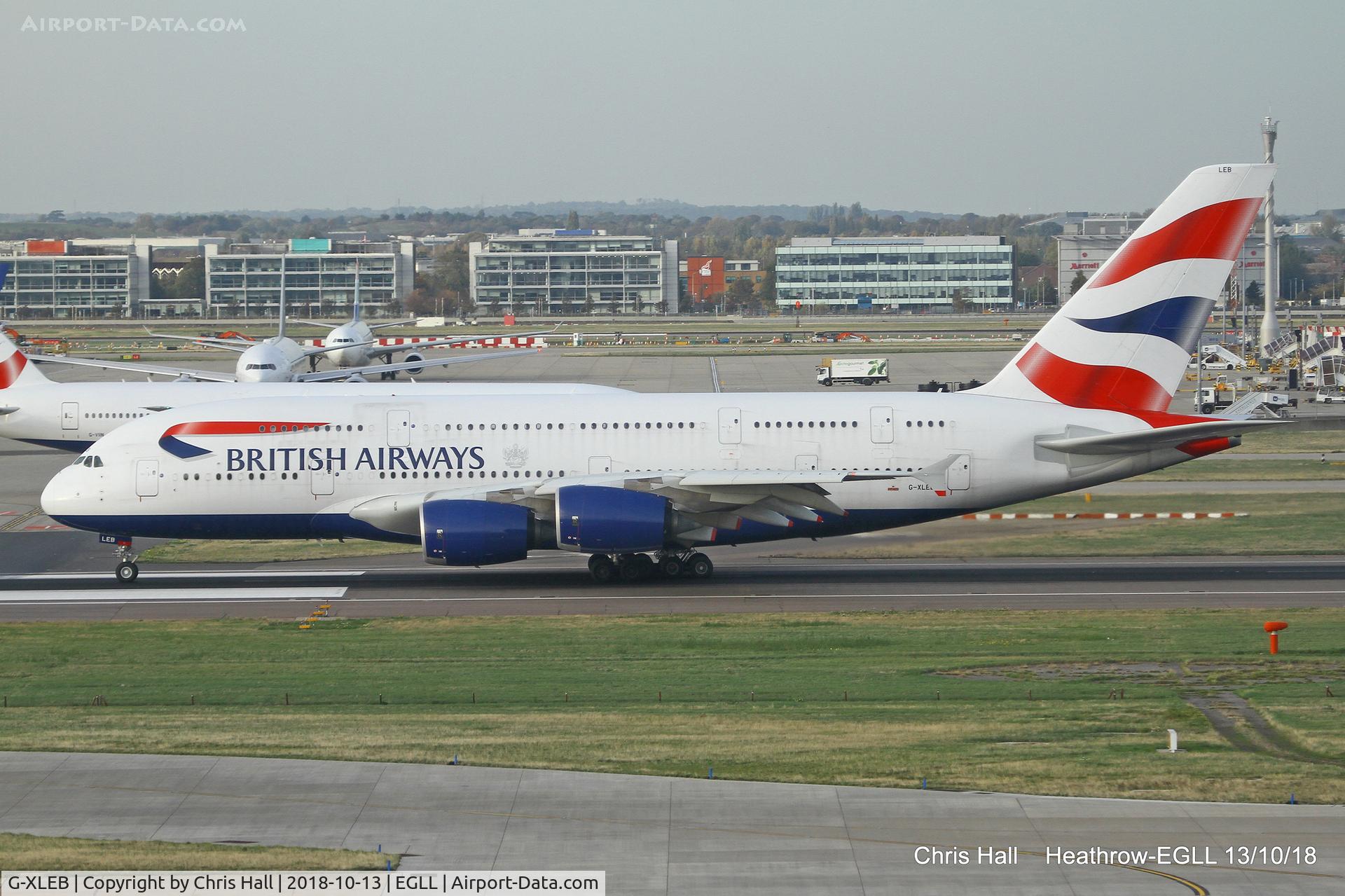 G-XLEB, 2013 Airbus A380-841 C/N 121, Heathrow