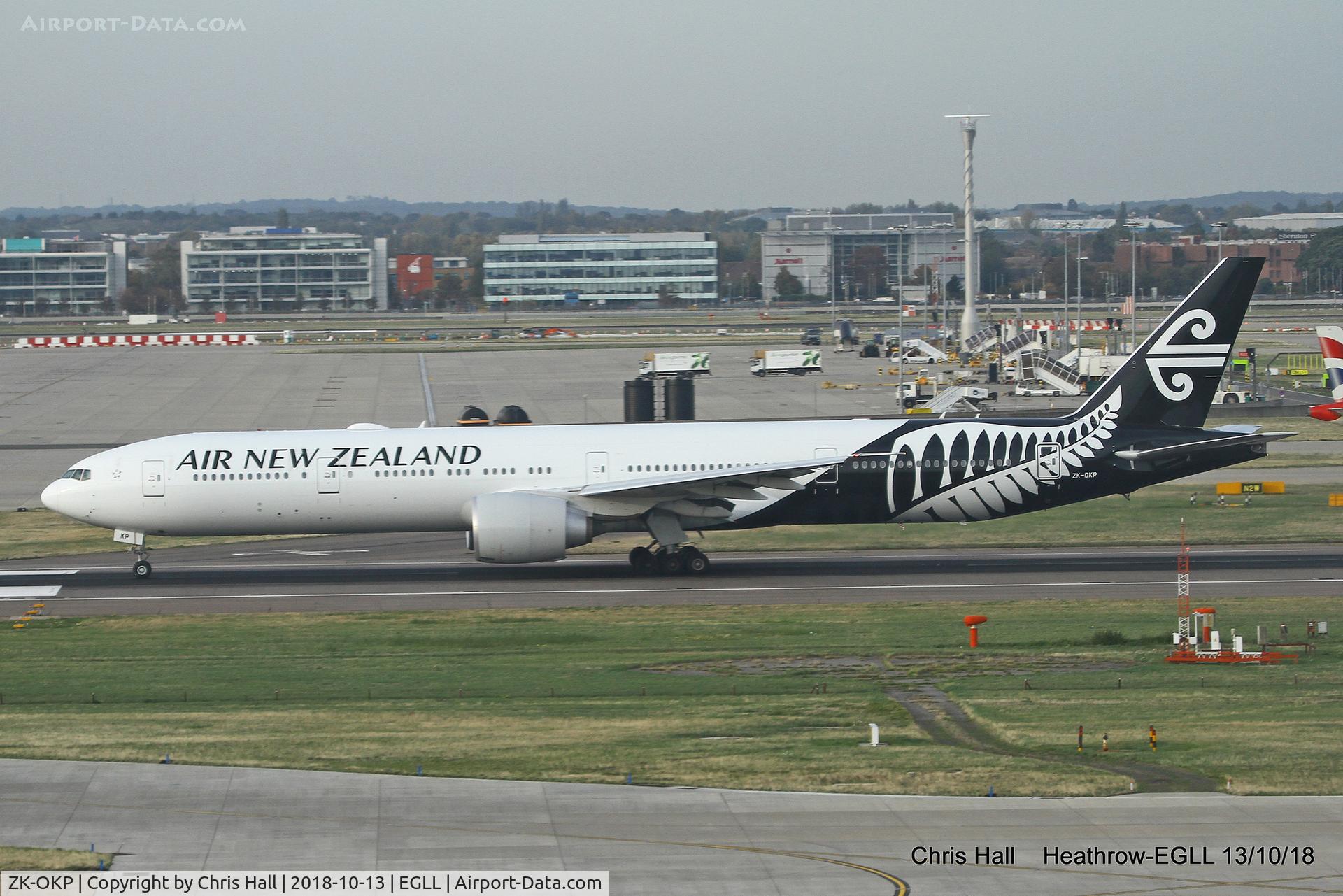 ZK-OKP, 2011 Boeing 777-306/ER C/N 39041, Heathrow