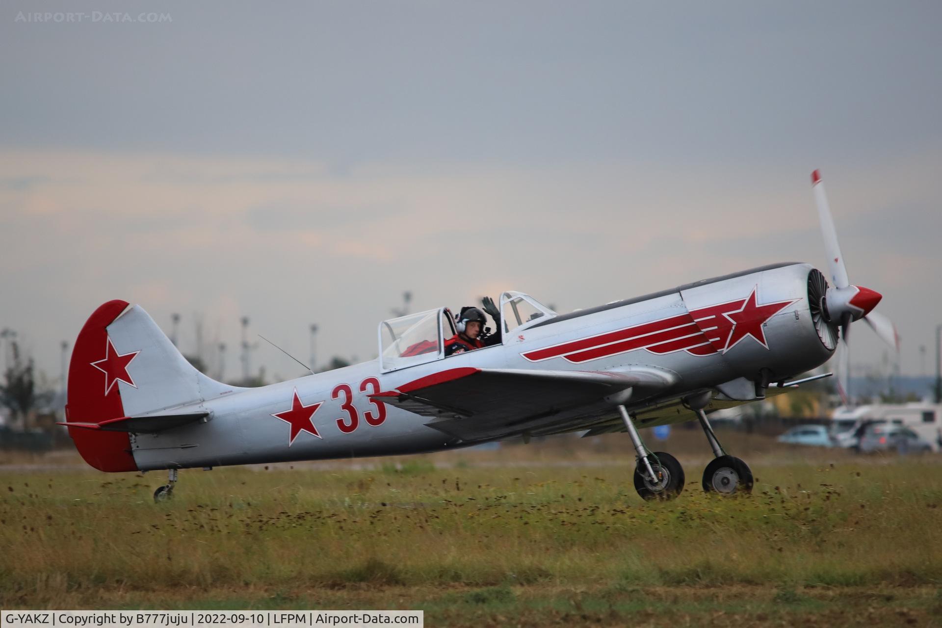 G-YAKZ, 1985 Yakovlev Yak-50 C/N 853206, at Air Legend 2022