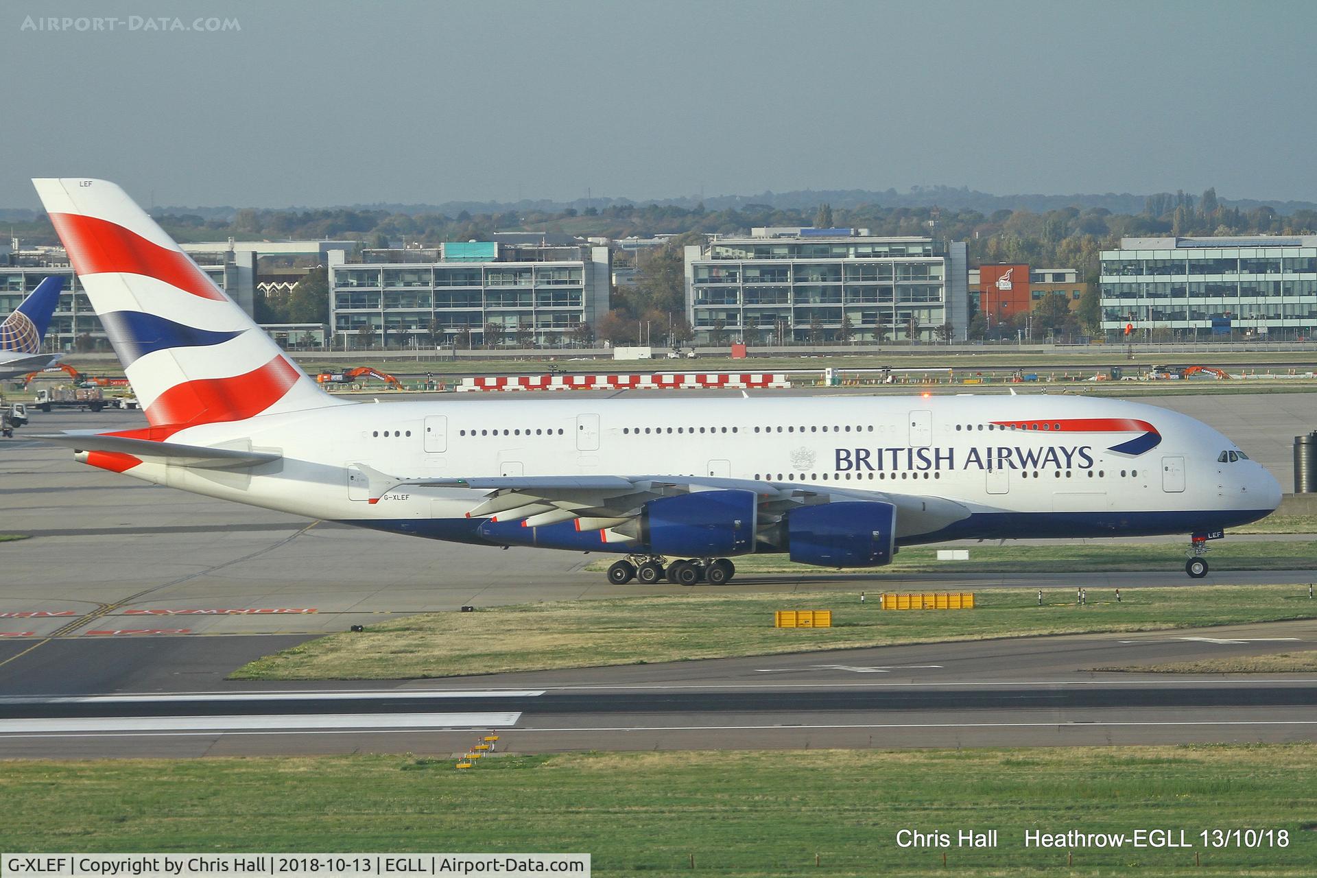 G-XLEF, 2013 Airbus A380-841 C/N 151, Heathrow