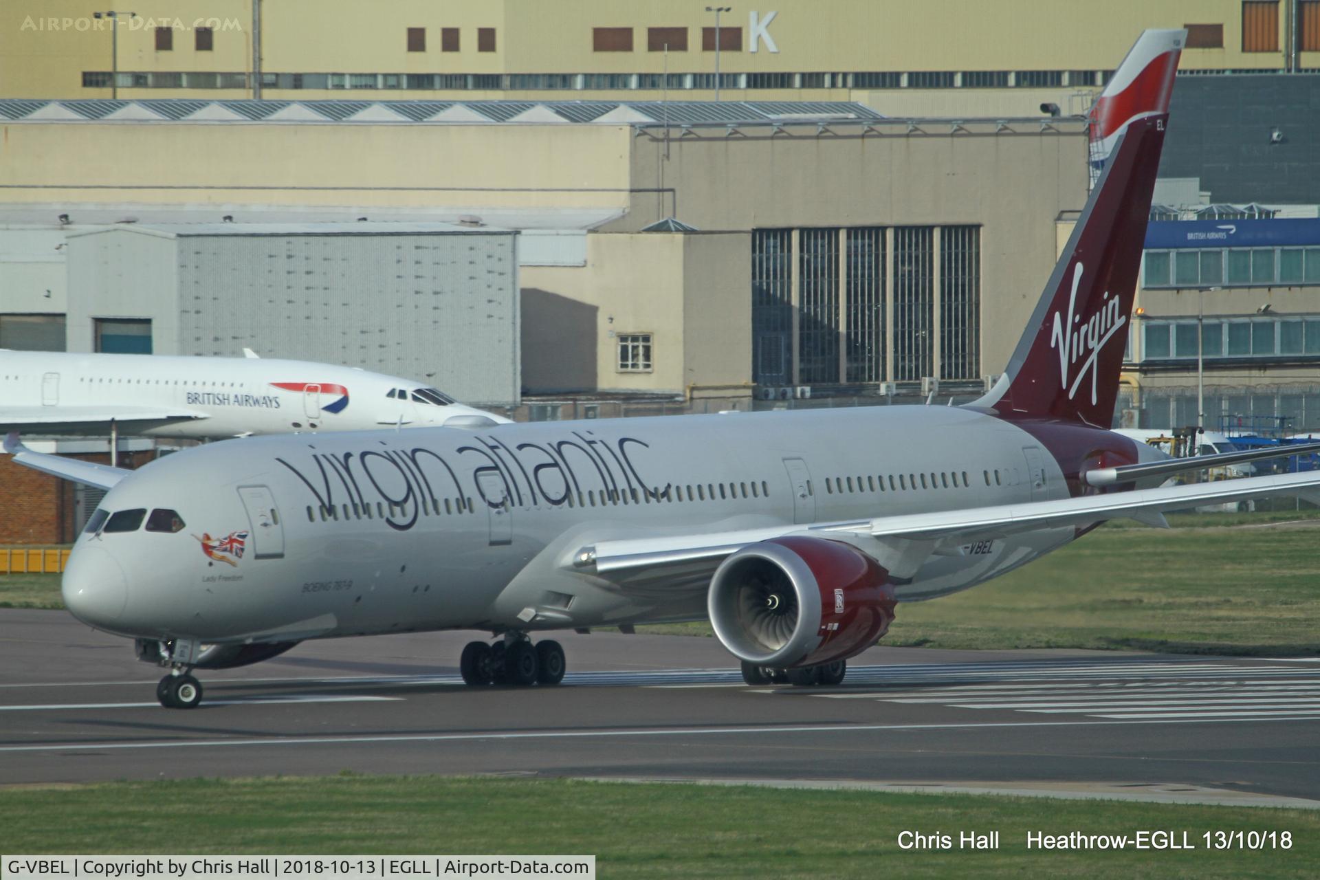 G-VBEL, 2018 Boeing 787-9 Dreamliner C/N 37980, Heathrow