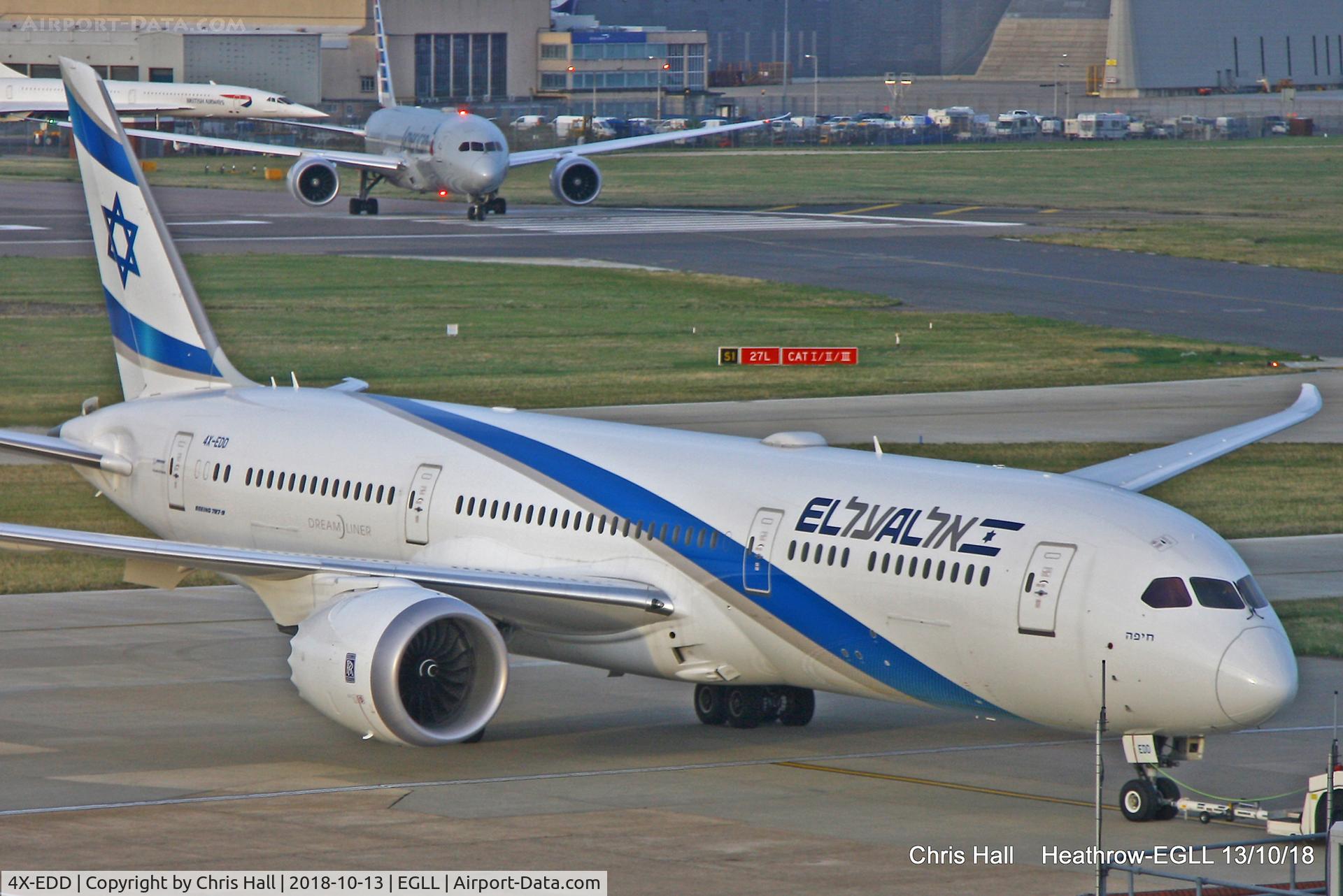 4X-EDD, 2018 Boeing 787-9 Dreamliner C/N 63392, Heathrow