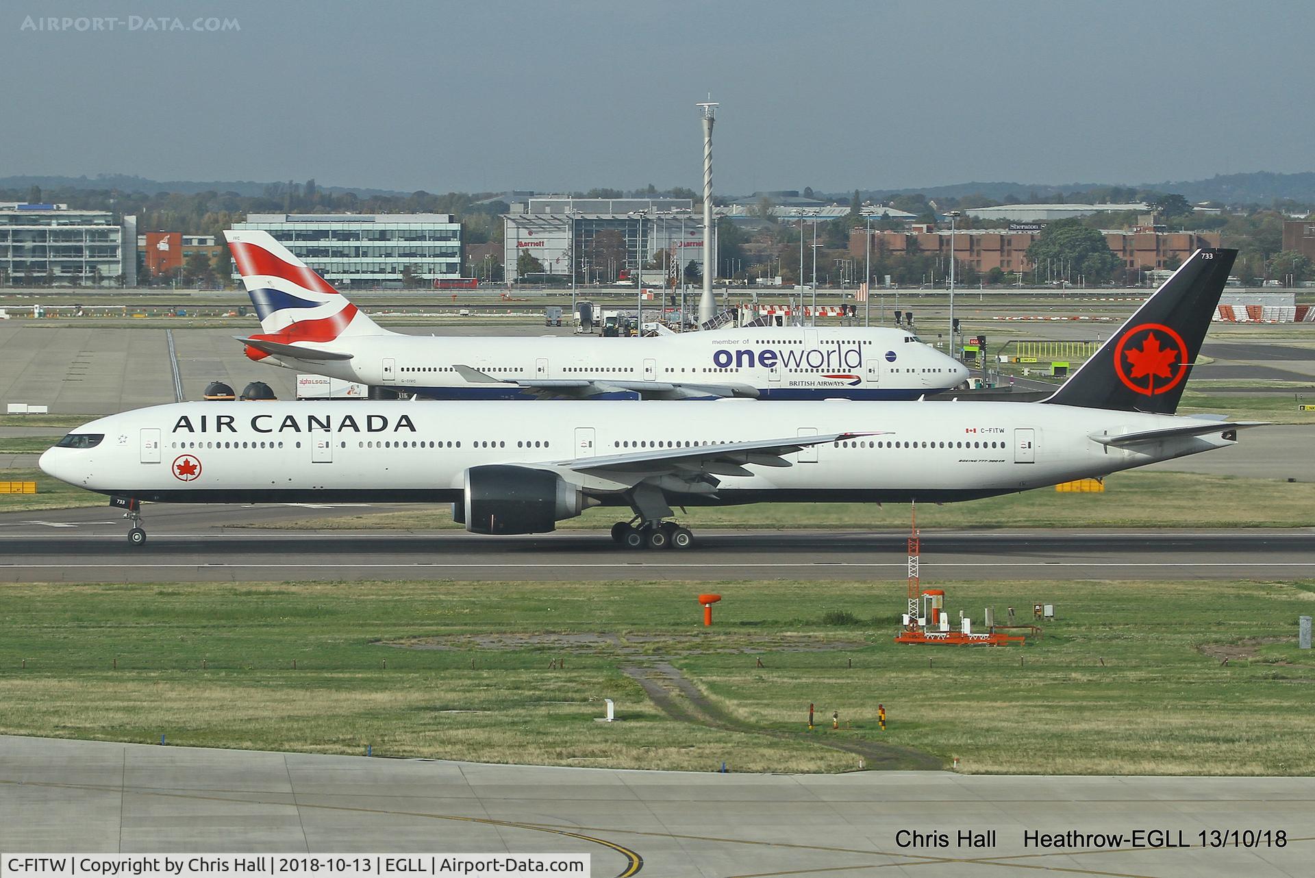 C-FITW, 2007 Boeing 777-333/ER C/N 35298, Heathrow