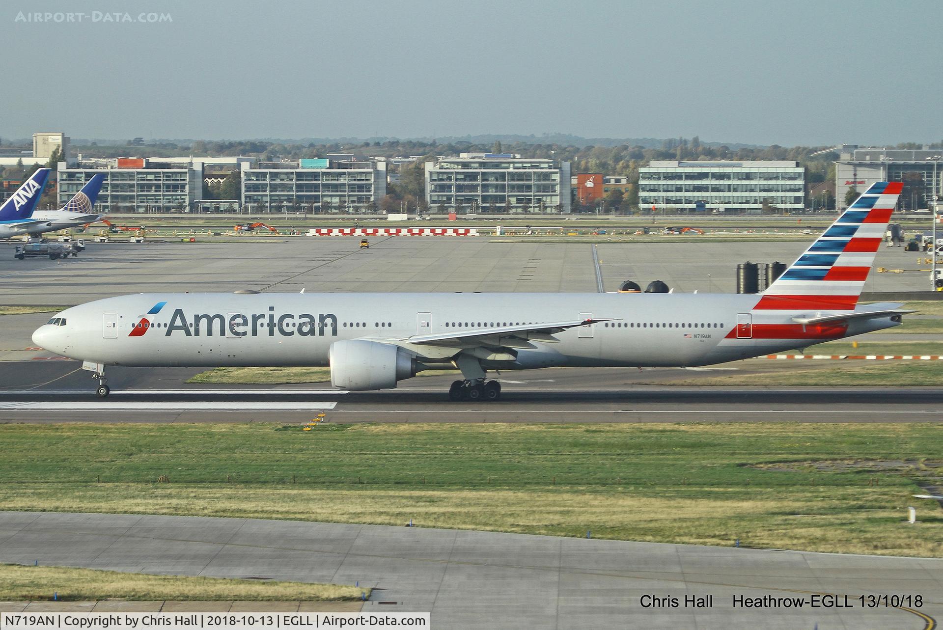 N719AN, 2013 Boeing 777-323/ER C/N 41668, Heathrow