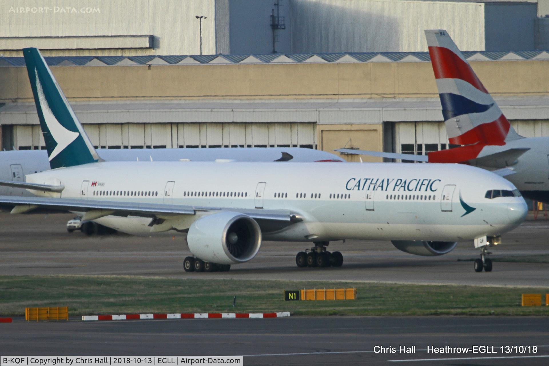 B-KQF, 2013 Boeing 777-367/ER C/N 41428, Heathrow