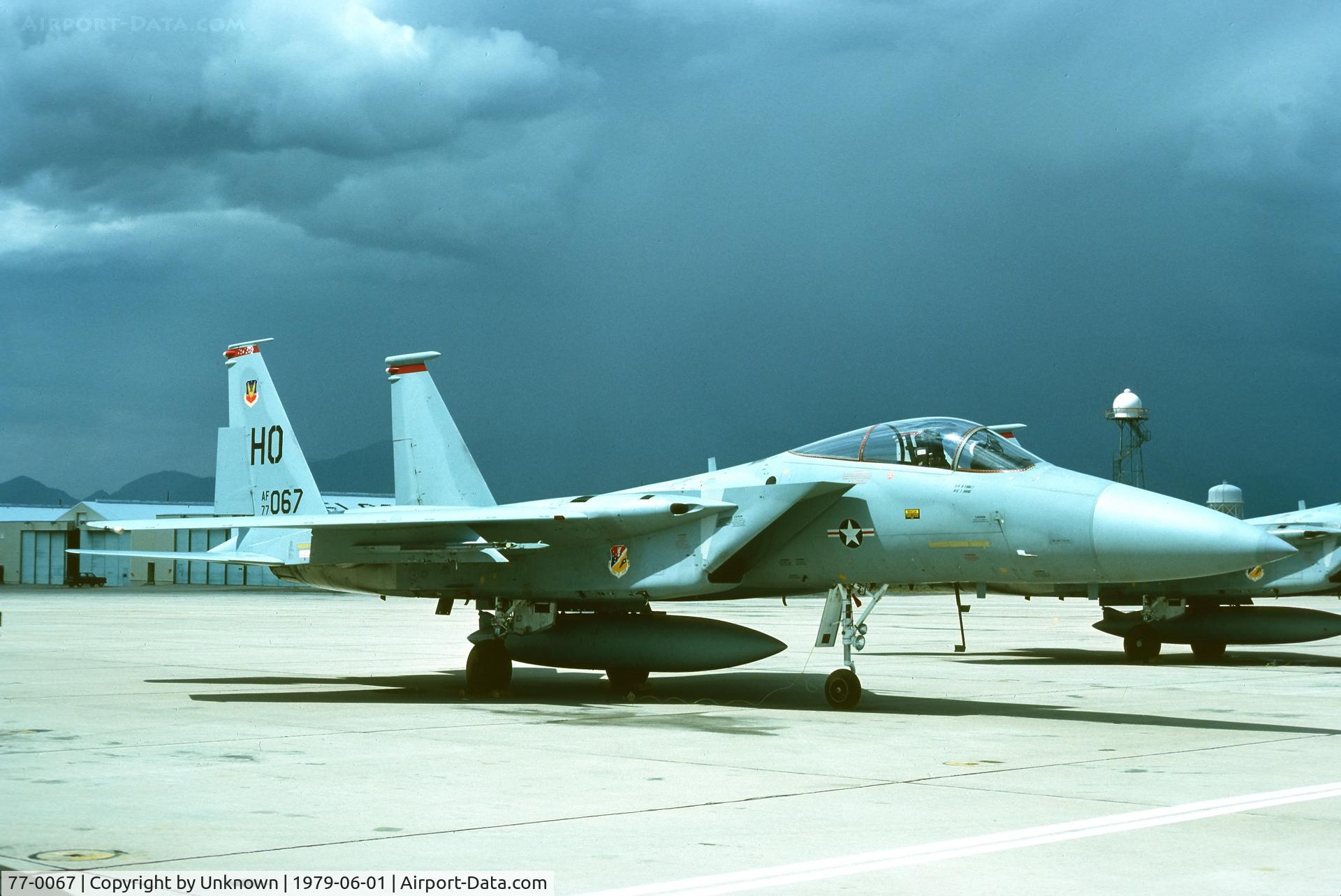 77-0067, 1977 McDonnell Douglas F-15A Eagle C/N 0340/A279, Unknown 6.1979