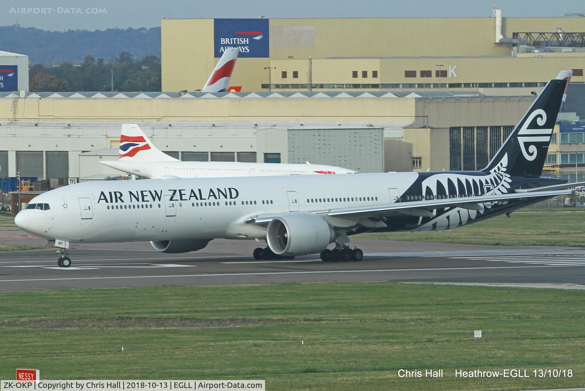 ZK-OKP, 2011 Boeing 777-306/ER C/N 39041, Heathrow