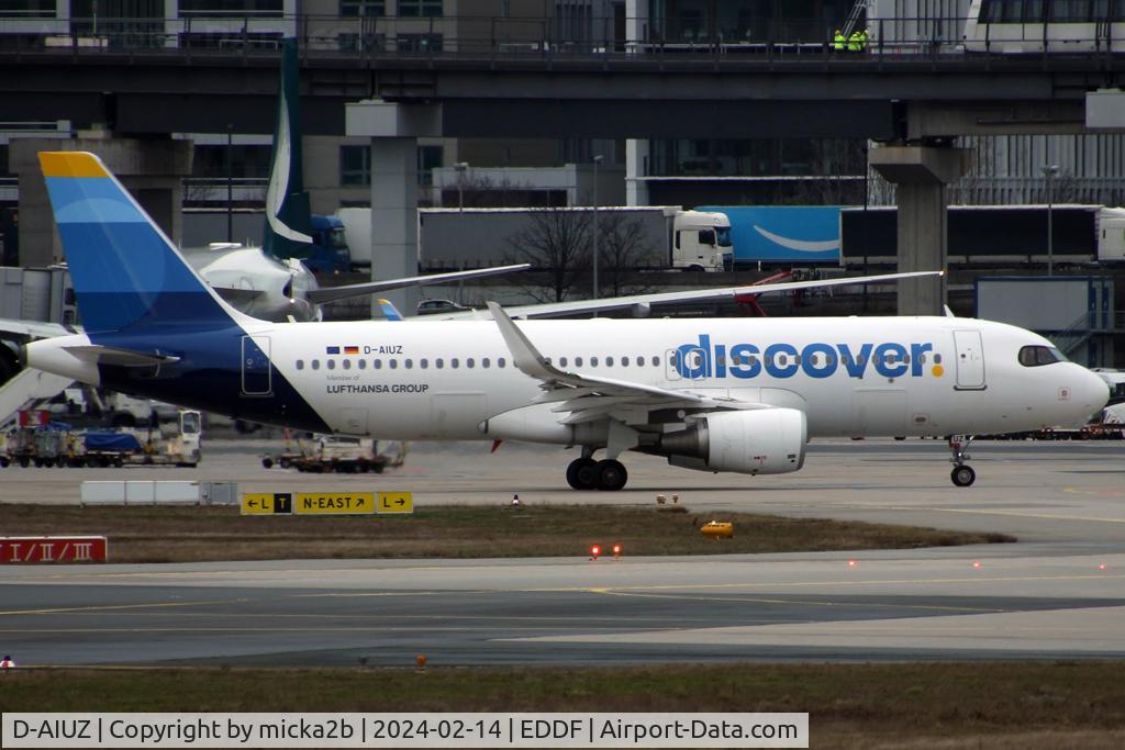 D-AIUZ, 2017 Airbus A320-214 C/N 7625, Taxiing
