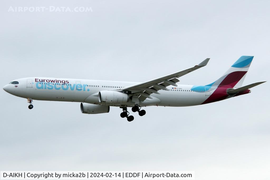 D-AIKH, 2005 Airbus A330-343X C/N 648, Landing