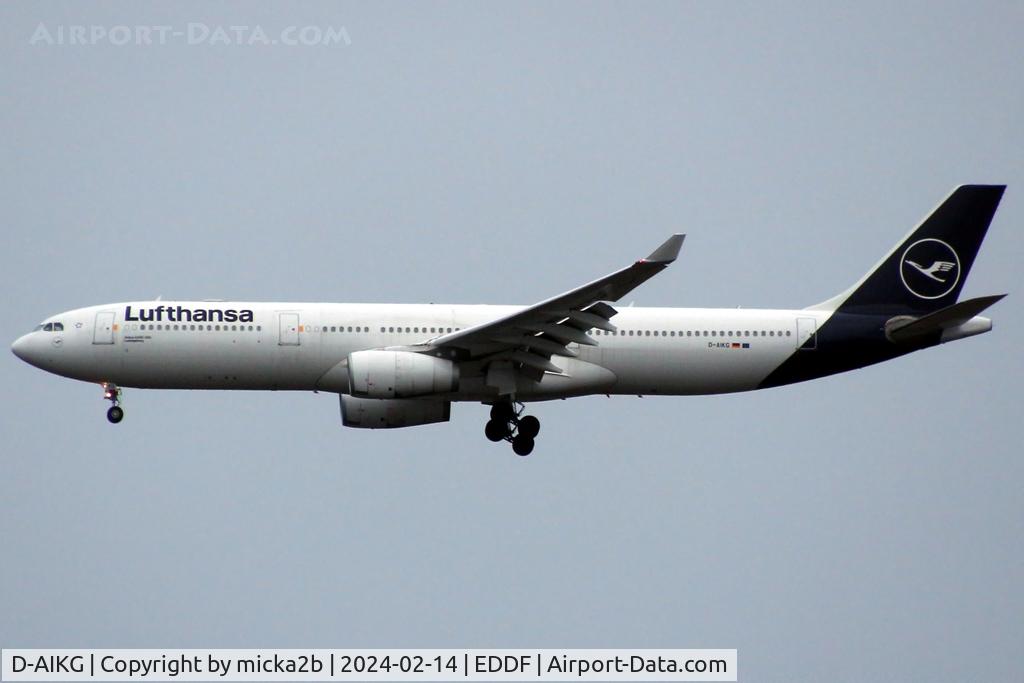 D-AIKG, 2005 Airbus A330-343X C/N 645, Landing