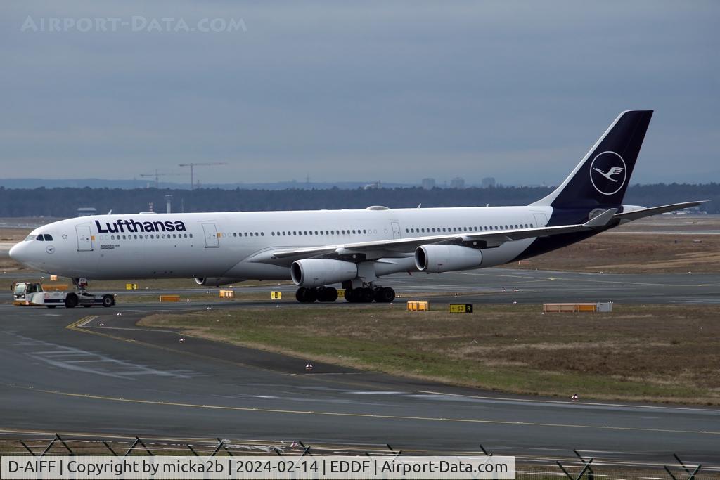 D-AIFF, 2001 Airbus A340-313X C/N 447, Taxiing