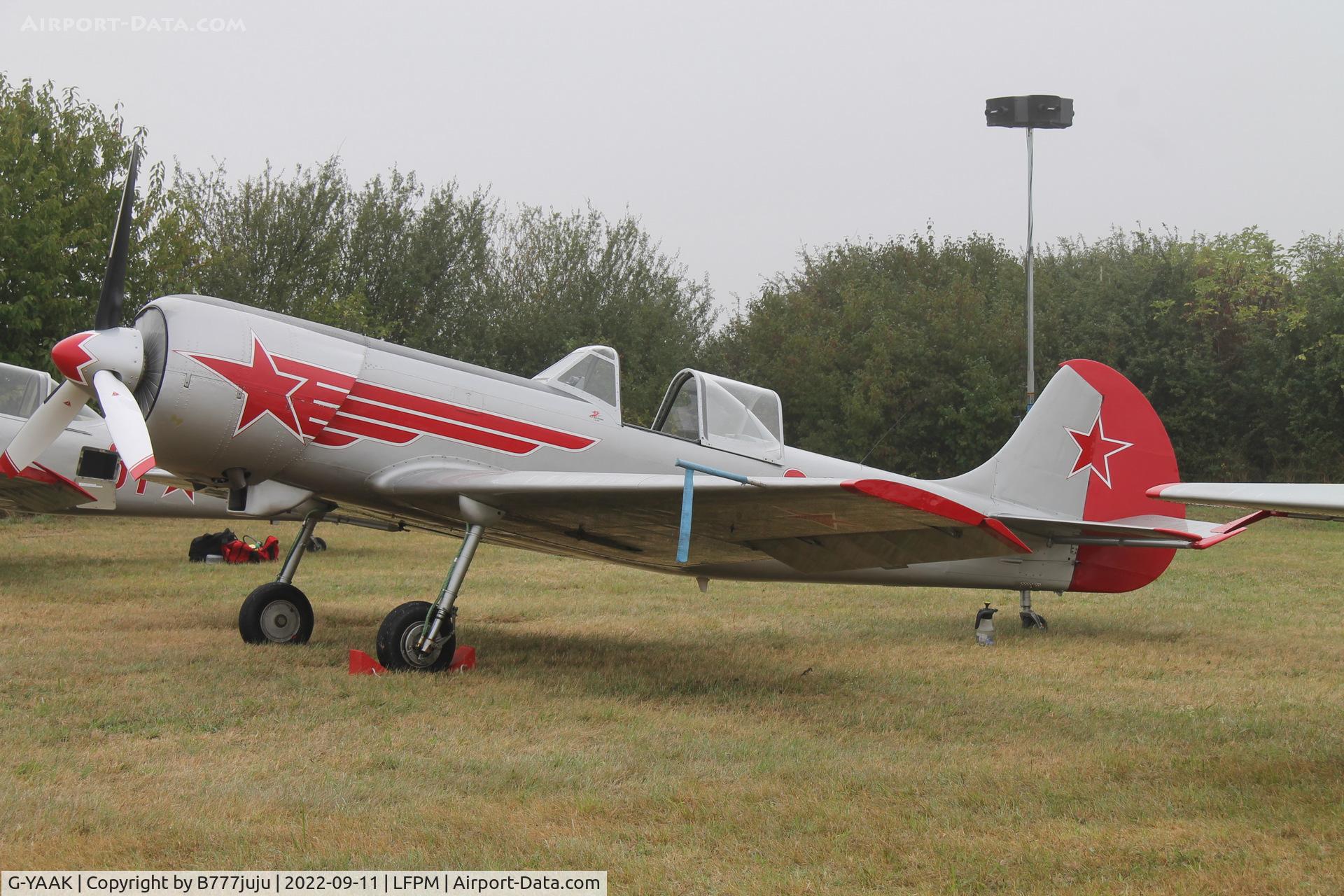 G-YAAK, 1981 Yakovlev Yak-50 C/N 812003, at Air Legend 2022