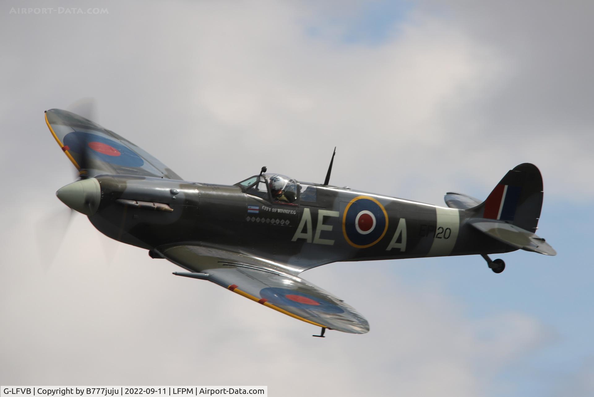 G-LFVB, 1942 Supermarine 349 Spitfire LF.Vb C/N CBAF.2403, at Air Legend 2022