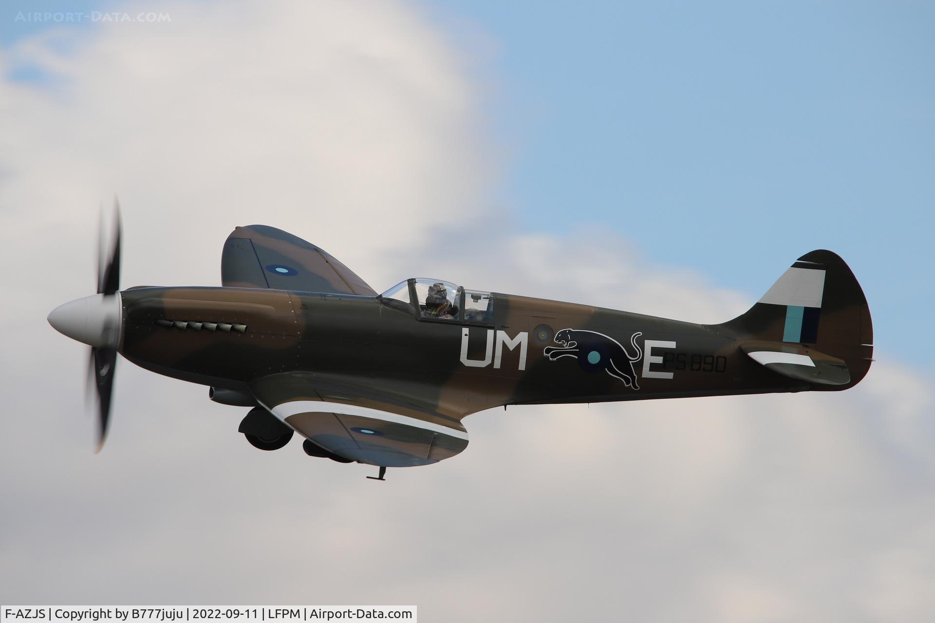 F-AZJS, 1944 Supermarine 389 Spitfire PR.XIX C/N 6S/585110, at Air Legend 2022