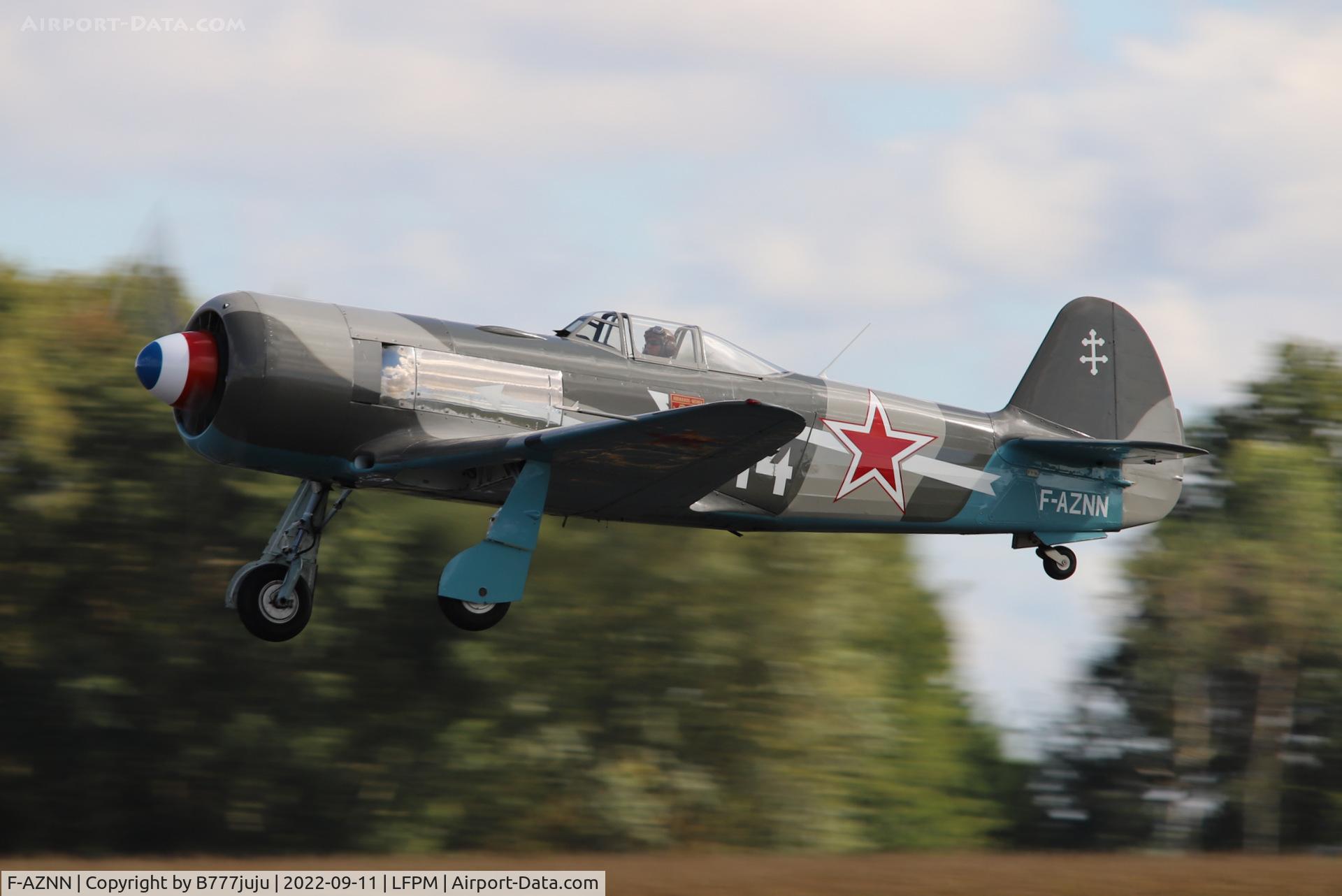 F-AZNN, Yakovlev Yak-11 C/N 25 III/05, at Air Legend 2022
