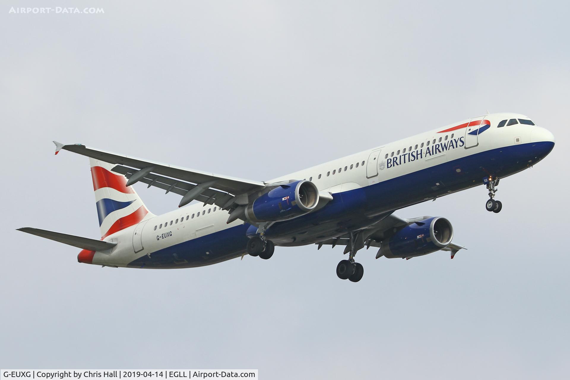 G-EUXG, 2004 Airbus A321-231 C/N 2351, Heathrow