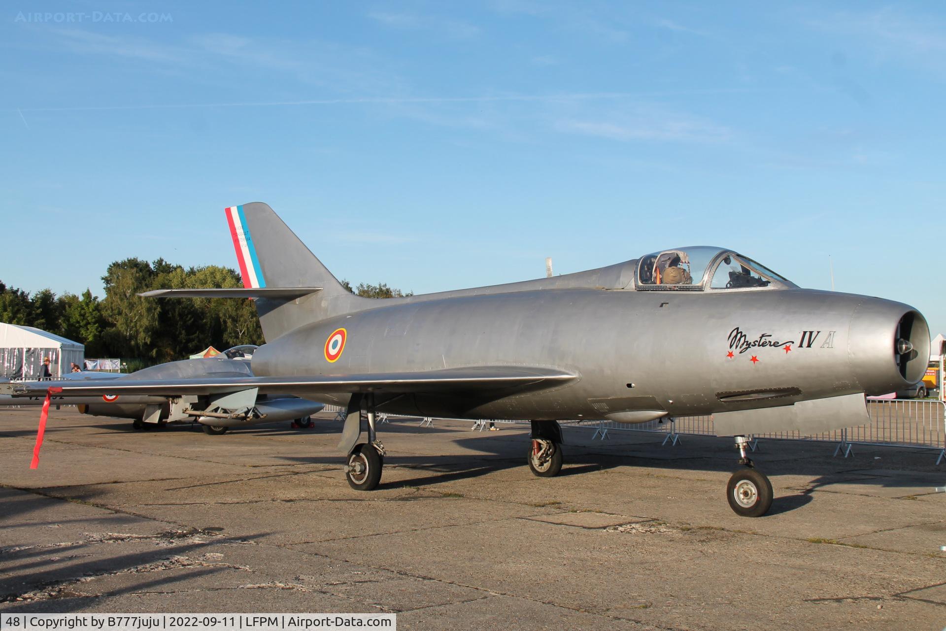 48, Dassault Mystere IVA C/N 48, at Air Legend 2022