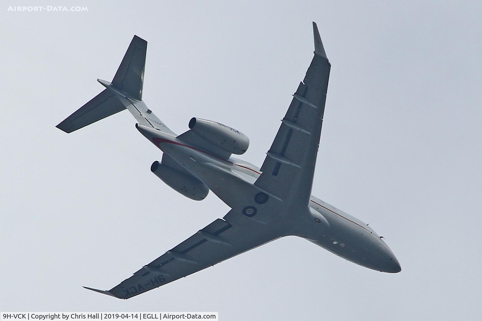 9H-VCK, 2015 Bombardier Challenger 350 (BD-100-1A10) C/N 20592, Heathrow