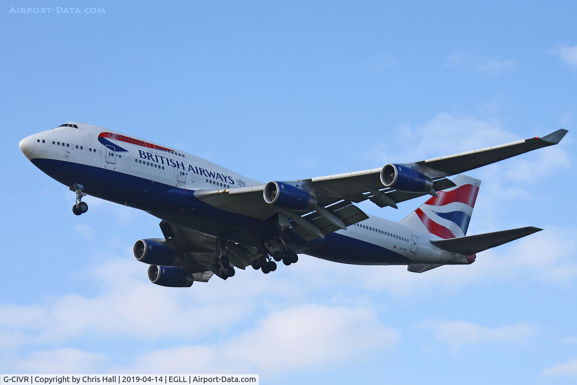 G-CIVR, 1998 Boeing 747-436 C/N 25820, Heathrow