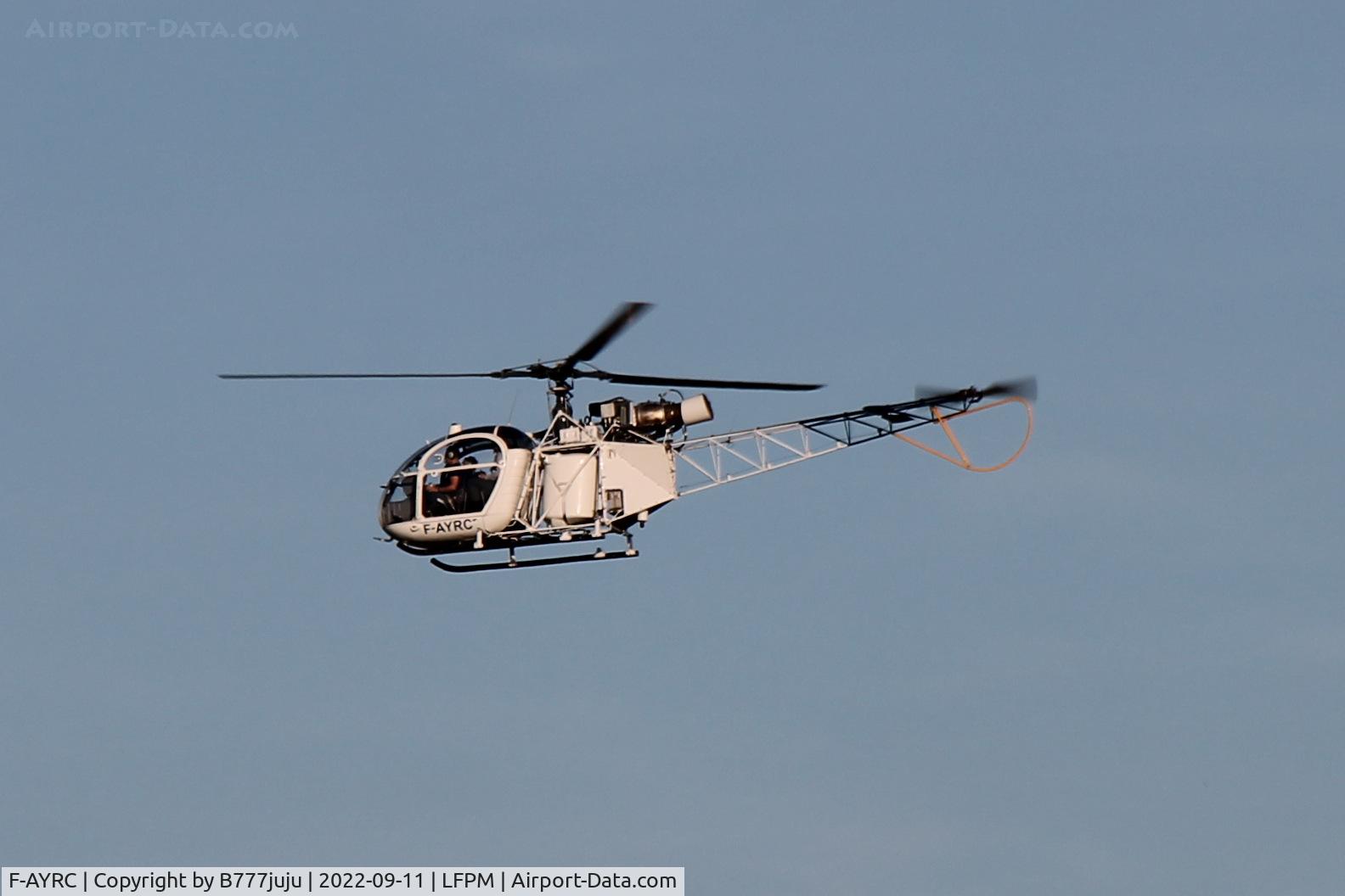 F-AYRC, Sud SE-313B Alouette II C/N 1744, at Air Legend 2022