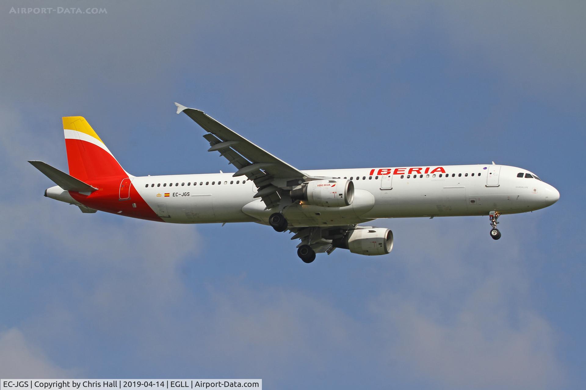 EC-JGS, 2005 Airbus A321-211 C/N 2472, Heathrow
