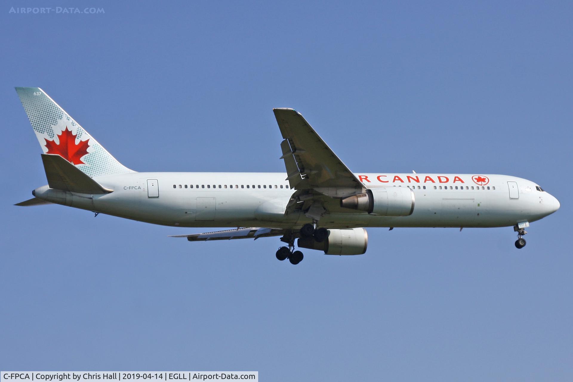 C-FPCA, 1989 Boeing 767-375 C/N 24306, Heathrow