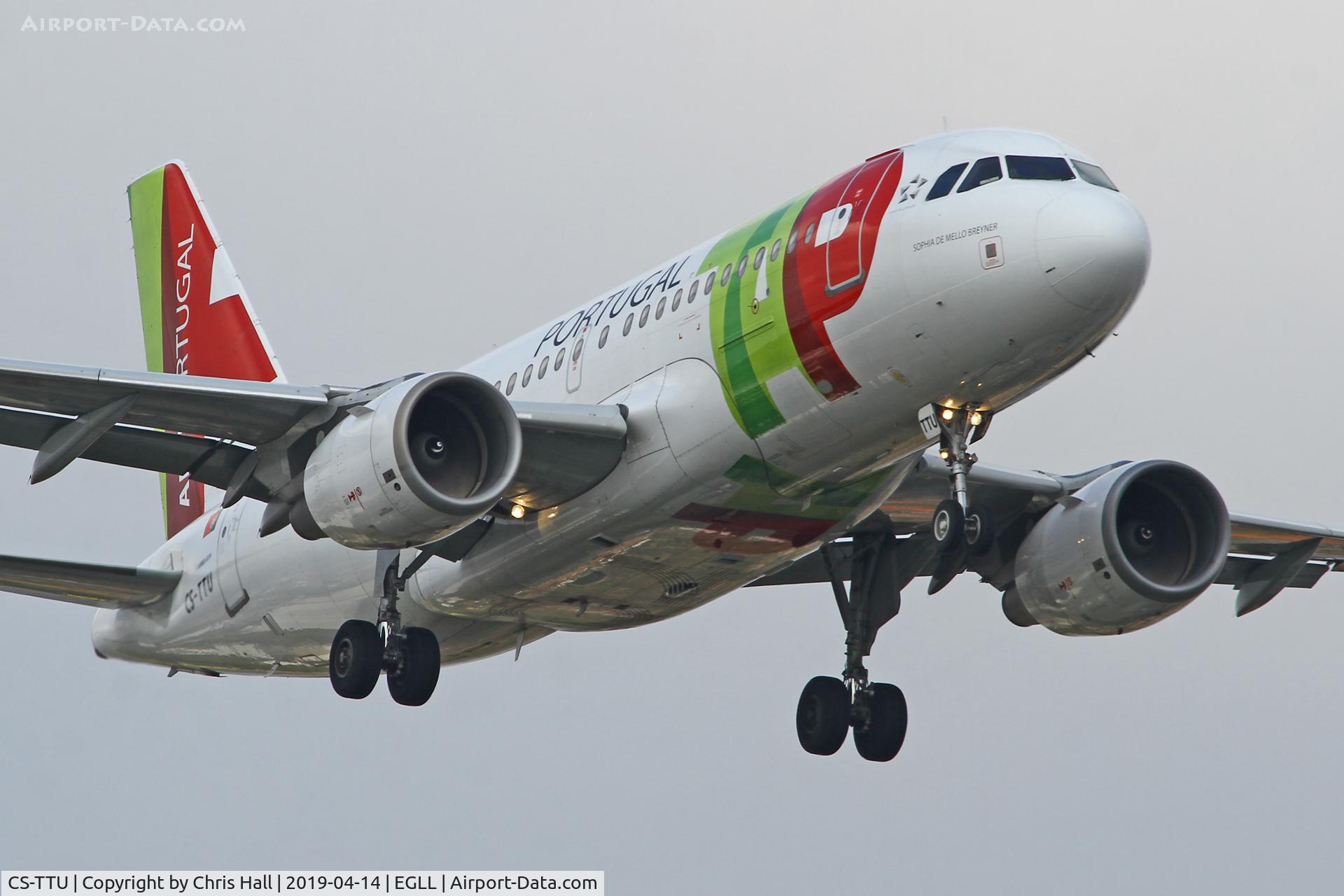 CS-TTU, 2002 Airbus A319-112 C/N 1668, Heathrow