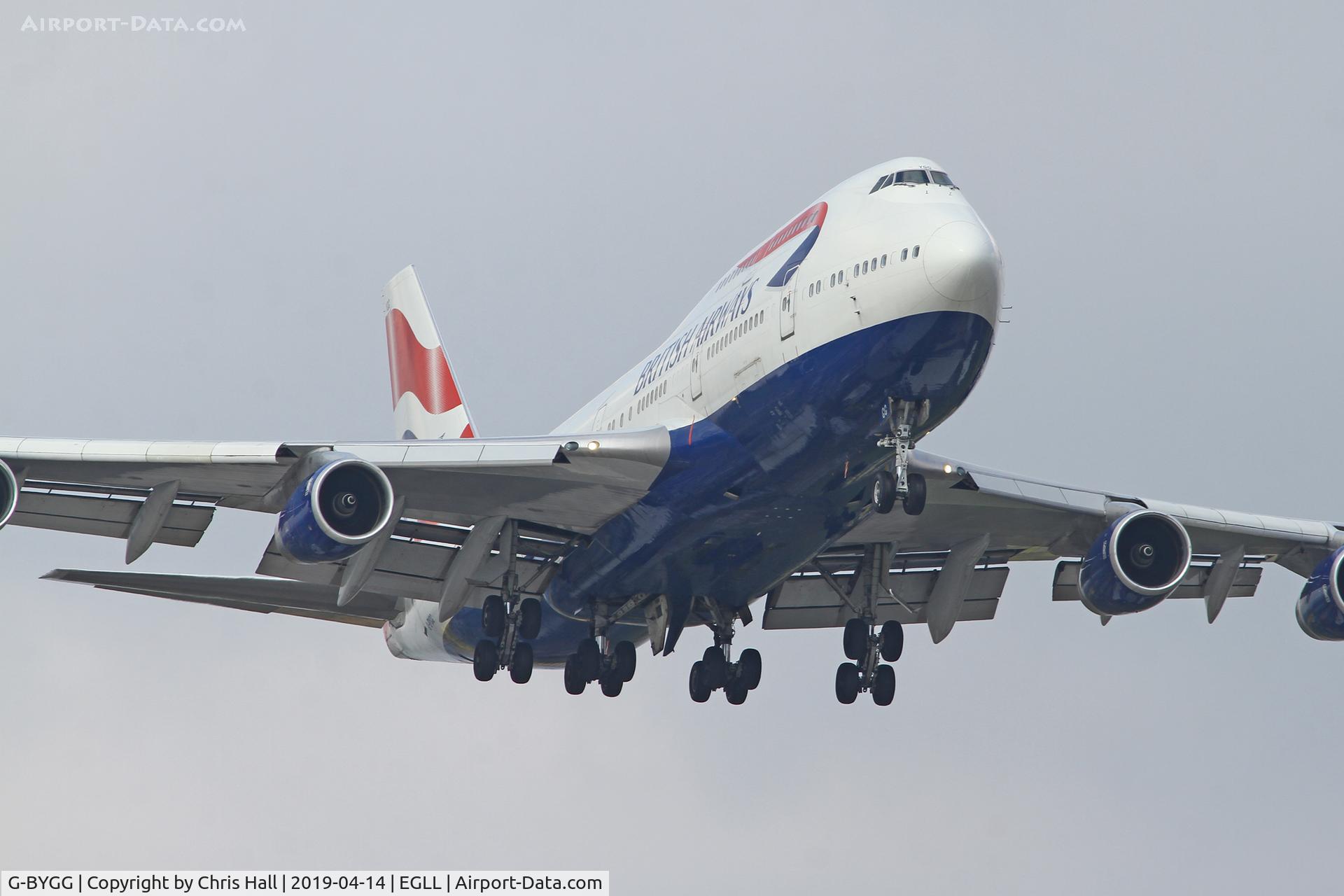 G-BYGG, 1999 Boeing 747-436 C/N 28859, Heathrow