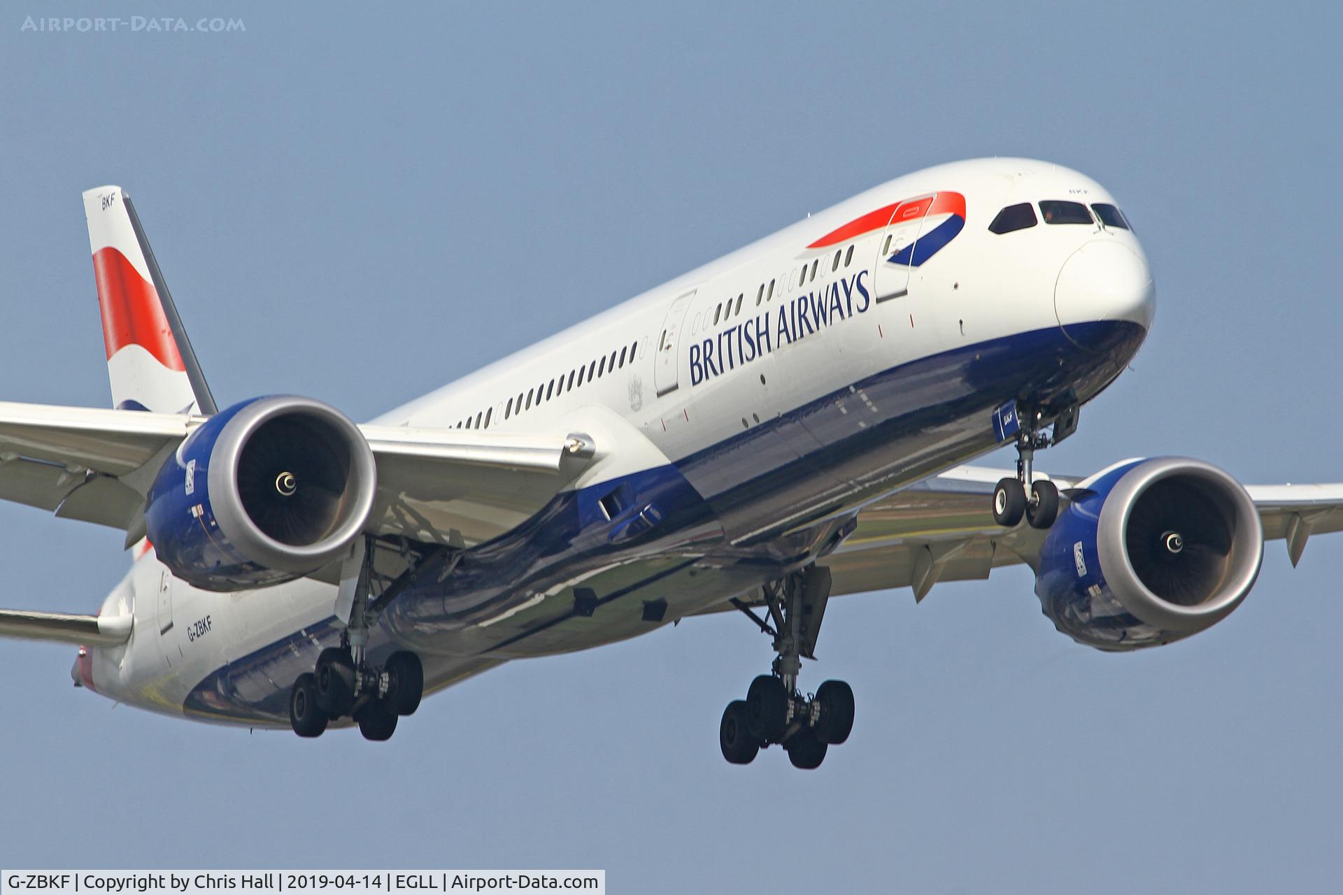 G-ZBKF, 2016 Boeing 787-9 Dreamliner C/N 38622, Heathrow