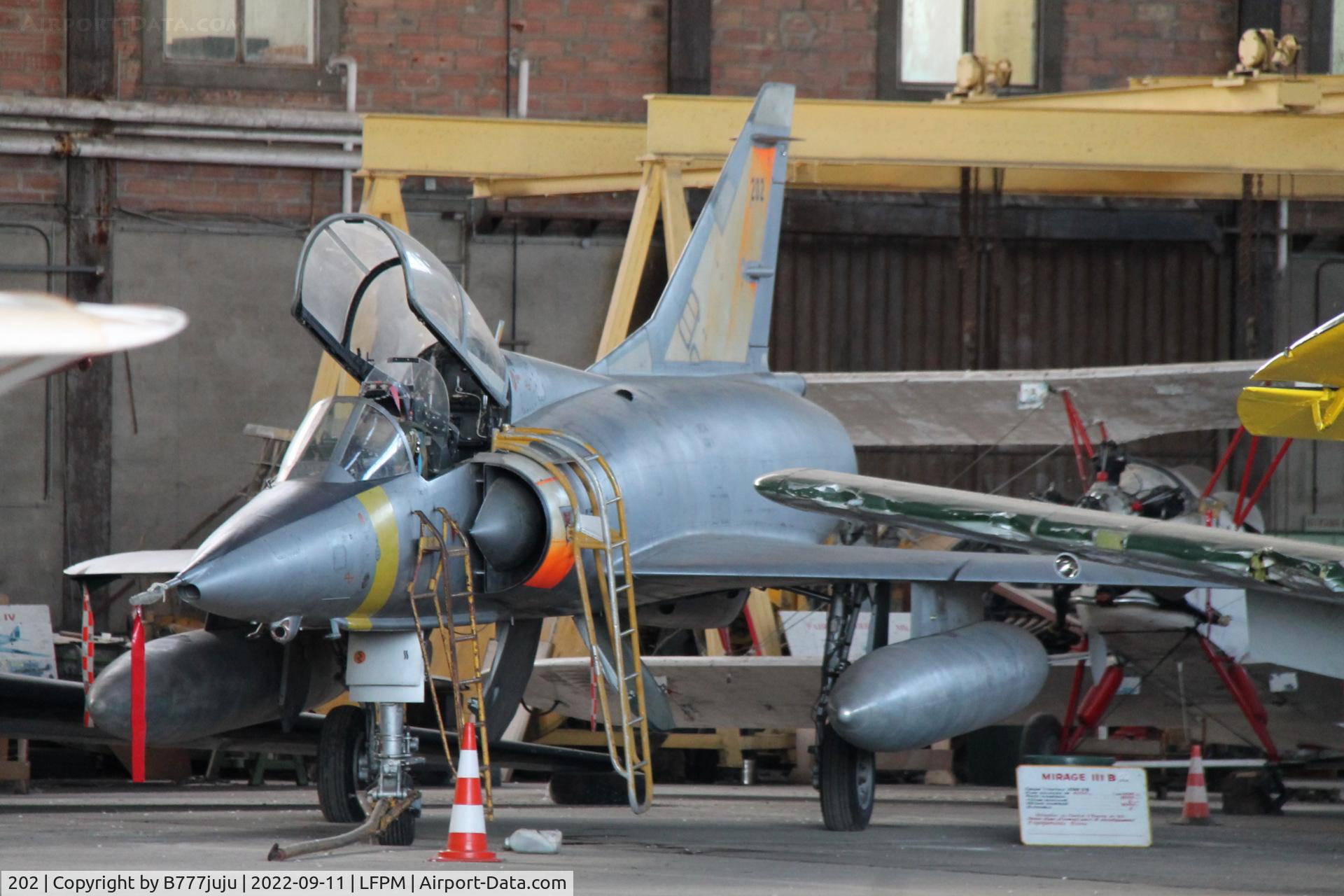 202, Dassault Mirage IIIB C/N 202, at Air Legend 2022
