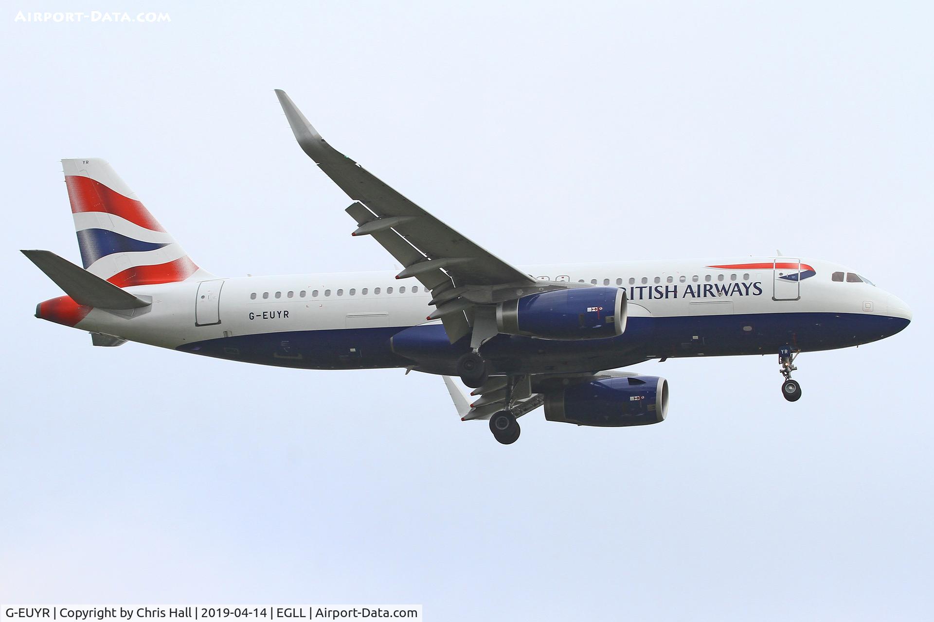 G-EUYR, 2013 Airbus A320-232 C/N 5856, Heathrow