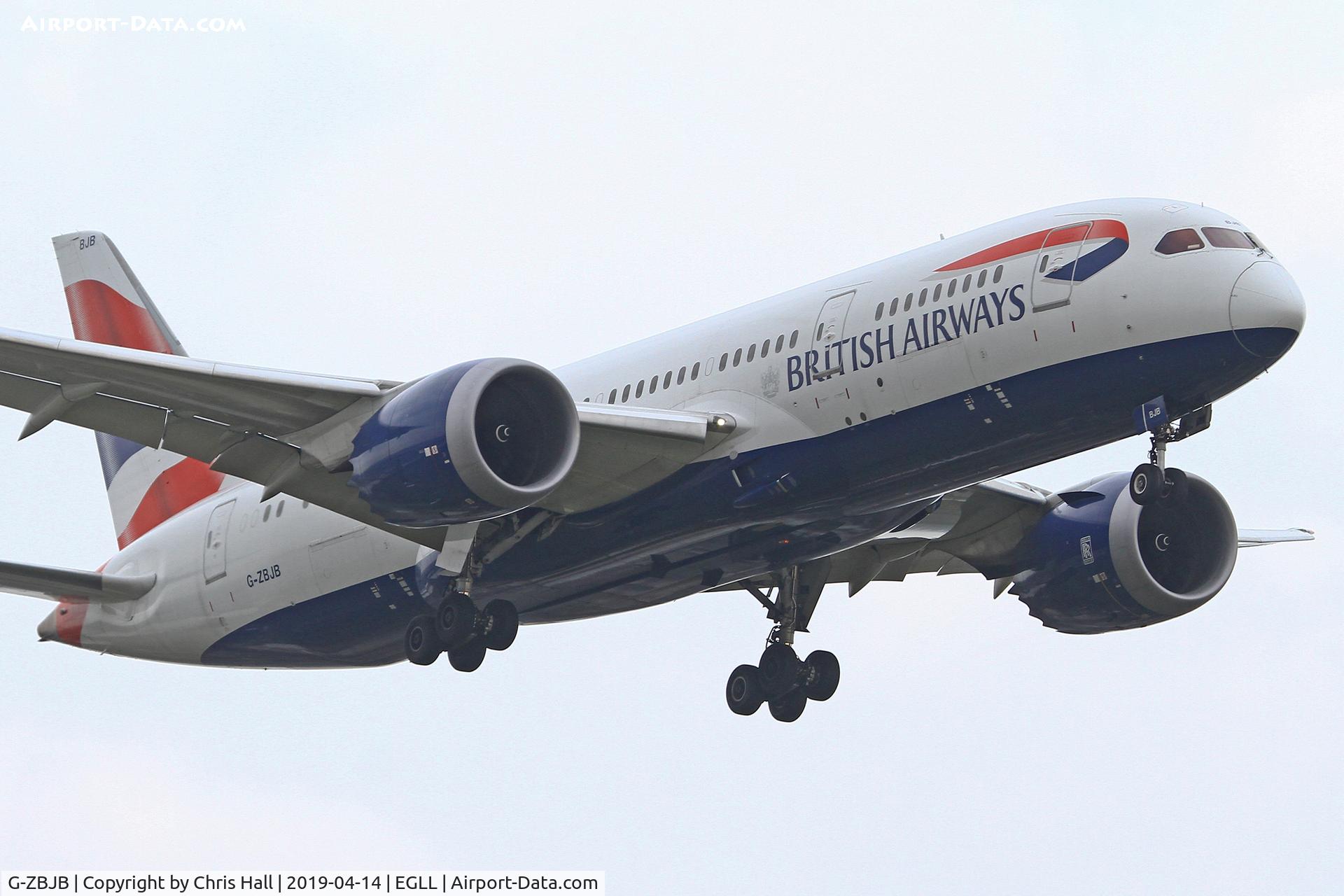 G-ZBJB, 2013 Boeing 787-8 Dreamliner C/N 38610, Heathrow