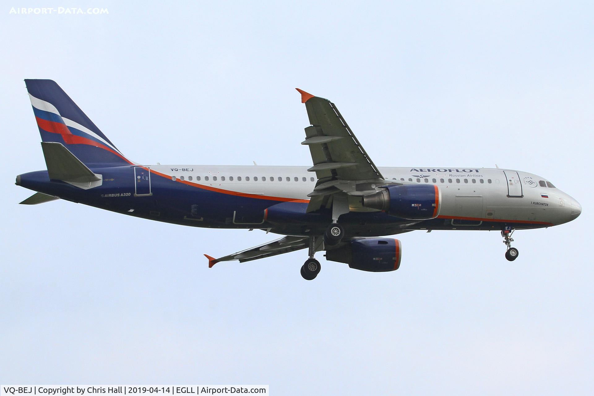 VQ-BEJ, 2010 Airbus A320-214 C/N 4160, Heathrow
