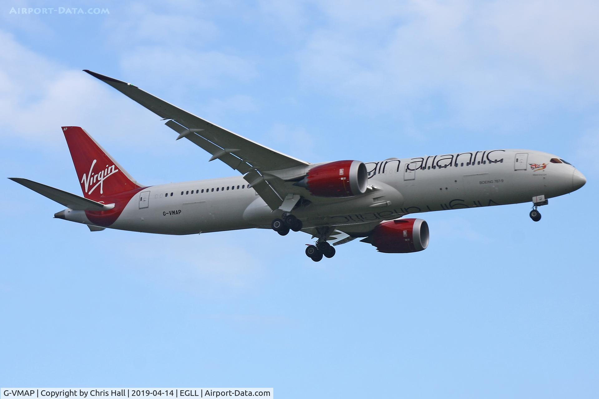 G-VMAP, 2015 Boeing 787-9 Dreamliner C/N 38047, Heathrow