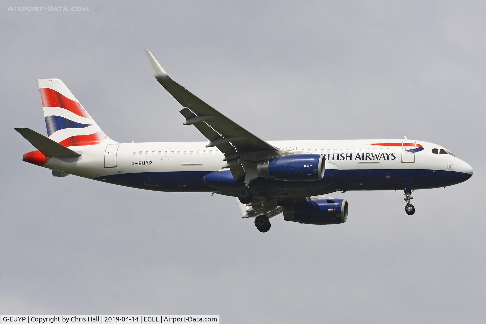 G-EUYP, 2013 Airbus A320-232 C/N 5784, Heathrow