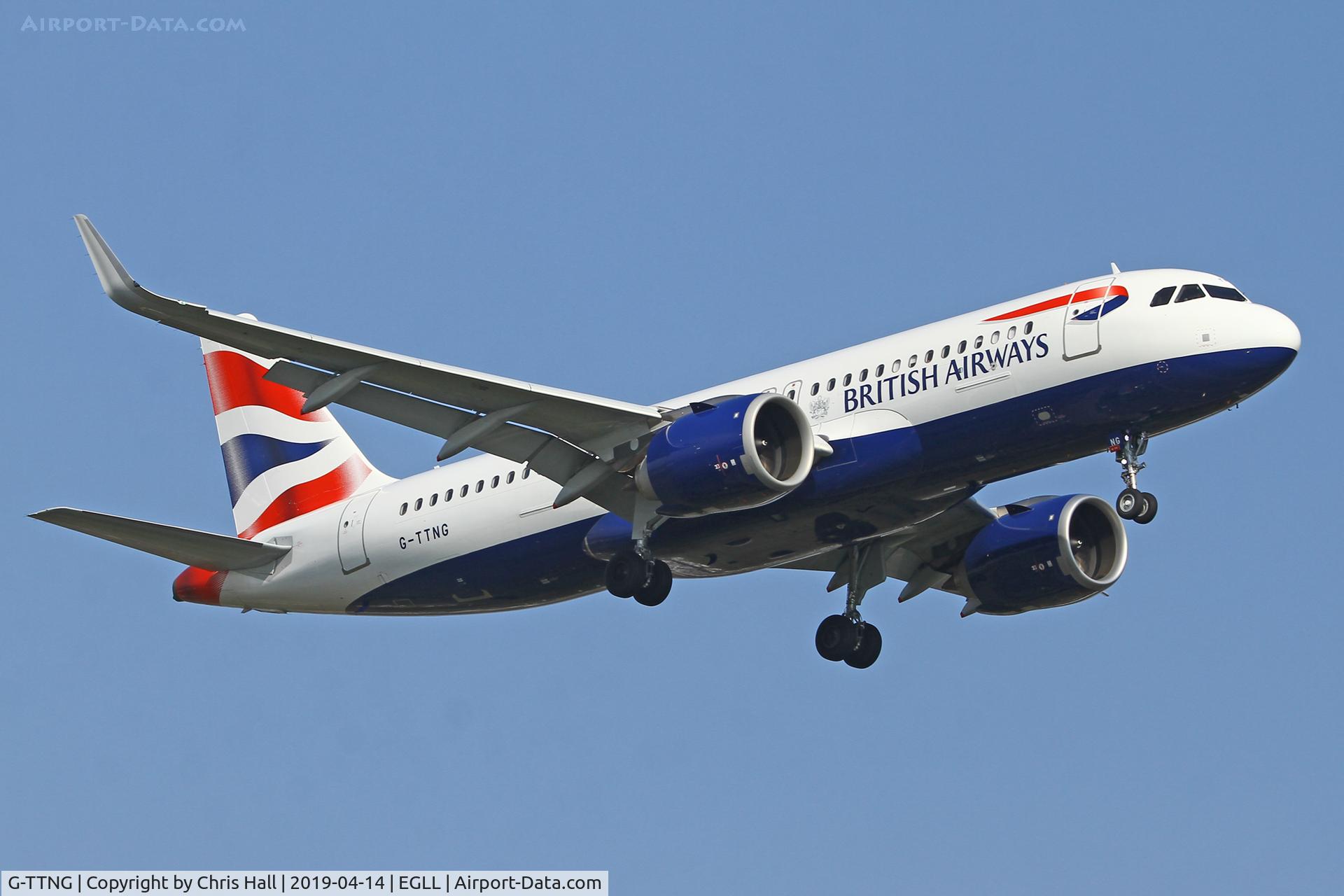 G-TTNG, 2018 Airbus A320-251N C/N 8431, Heathrow