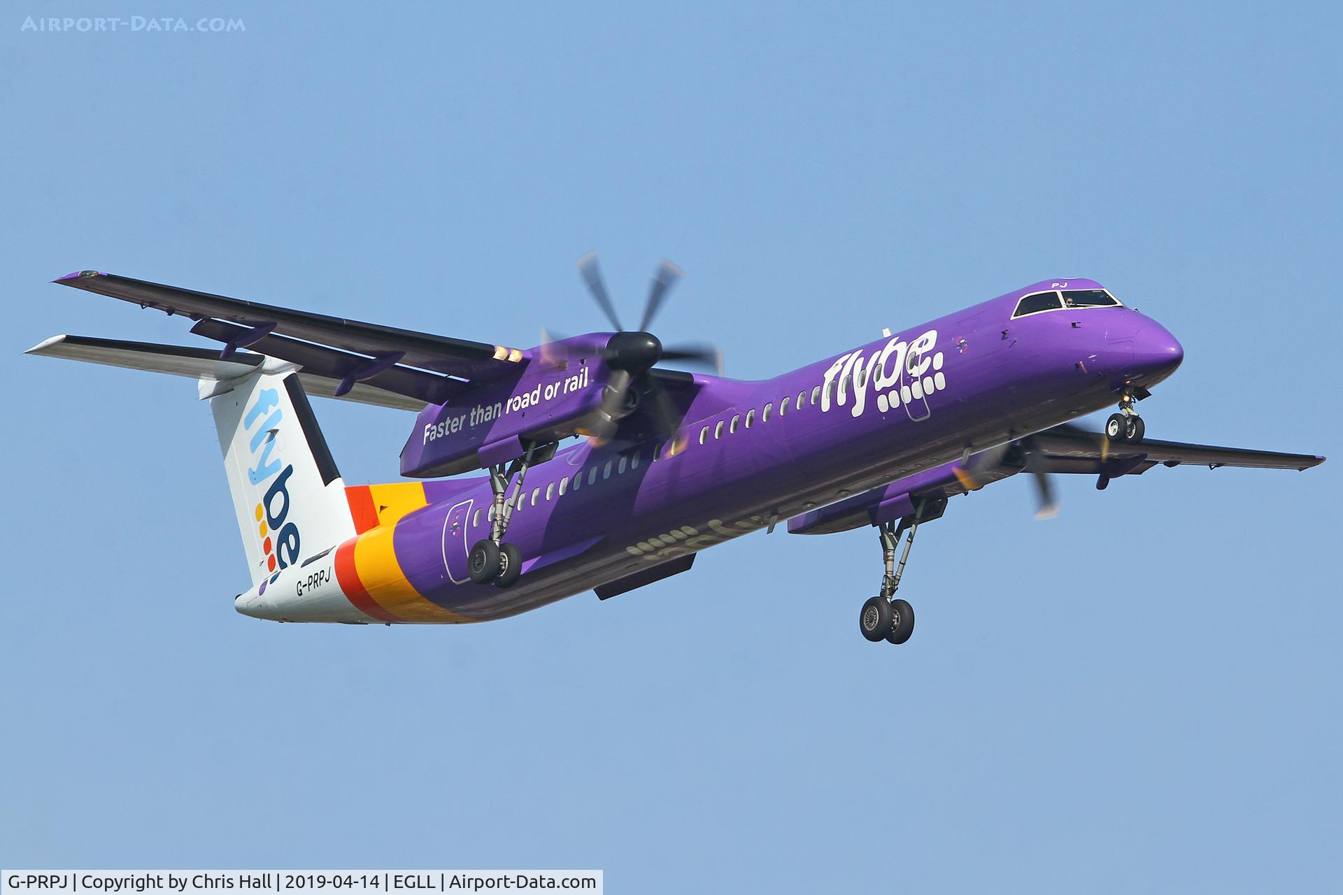 G-PRPJ, 2008 De Havilland Canada DHC-8-402 Dash 8 C/N 4202, Heathrow