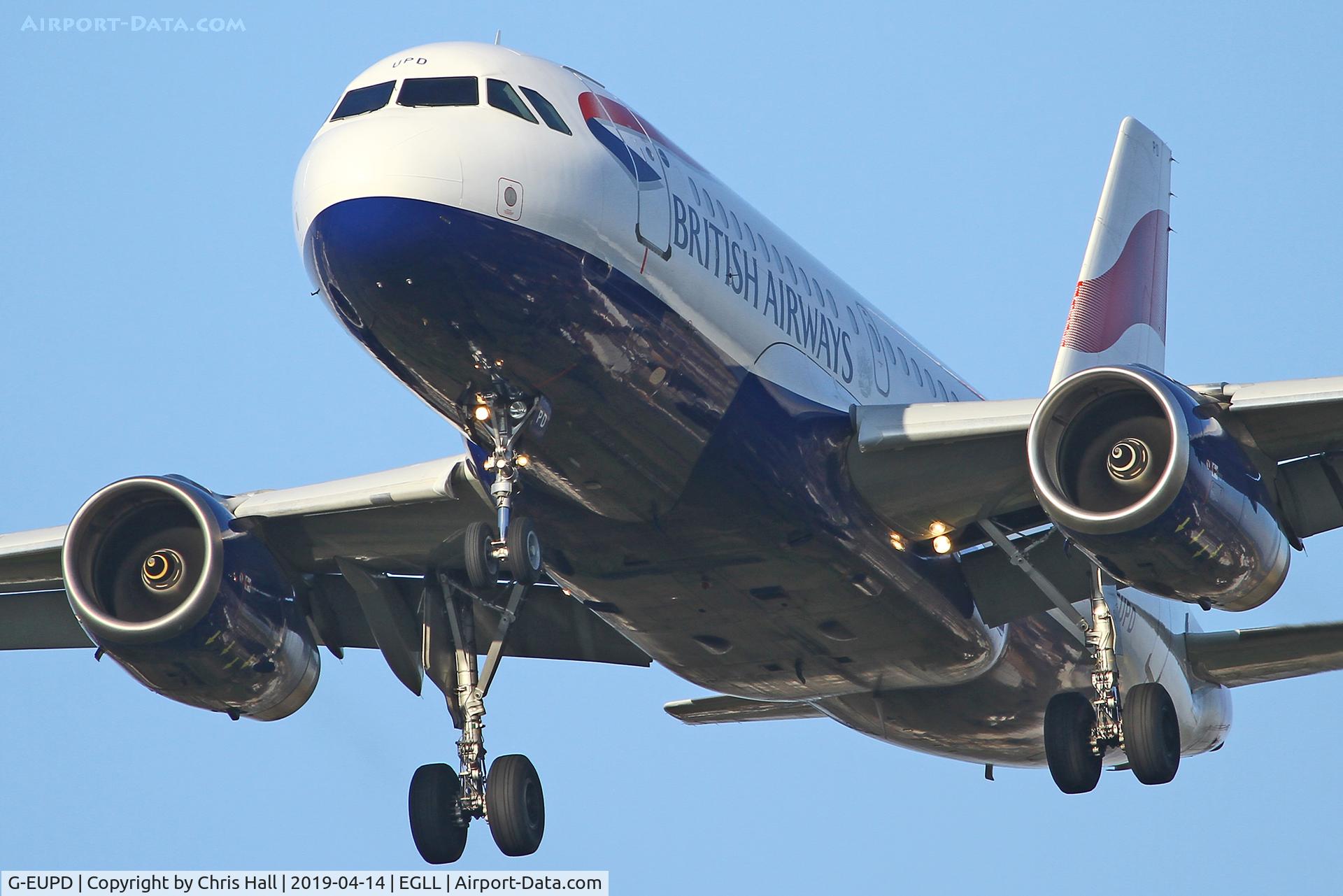 G-EUPD, 1999 Airbus A319-131 C/N 1142, Heathrow